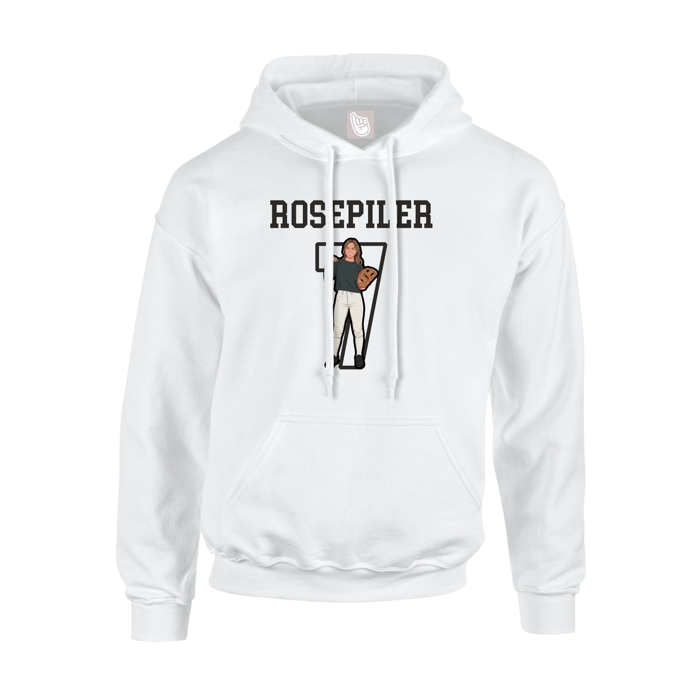 Youth Hoodie — Shirsey in White