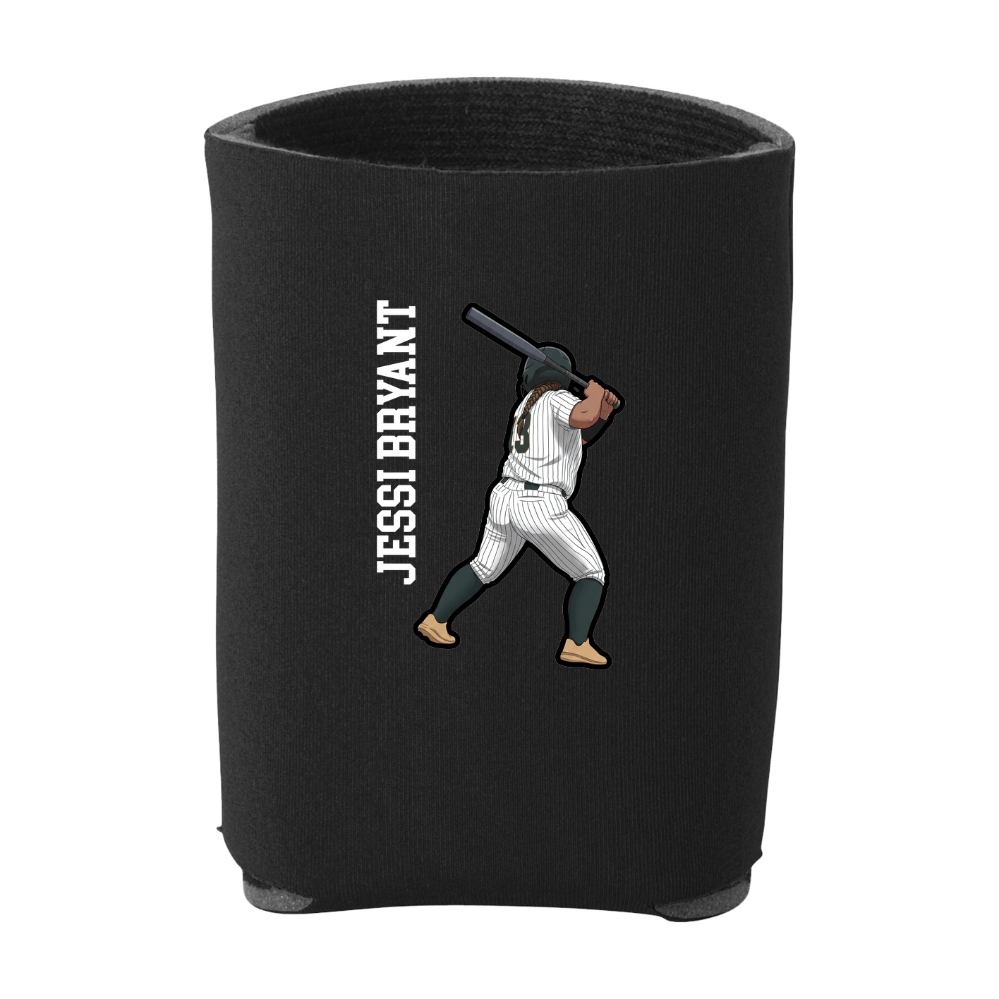 Can Holder — Name Vertical in Black
