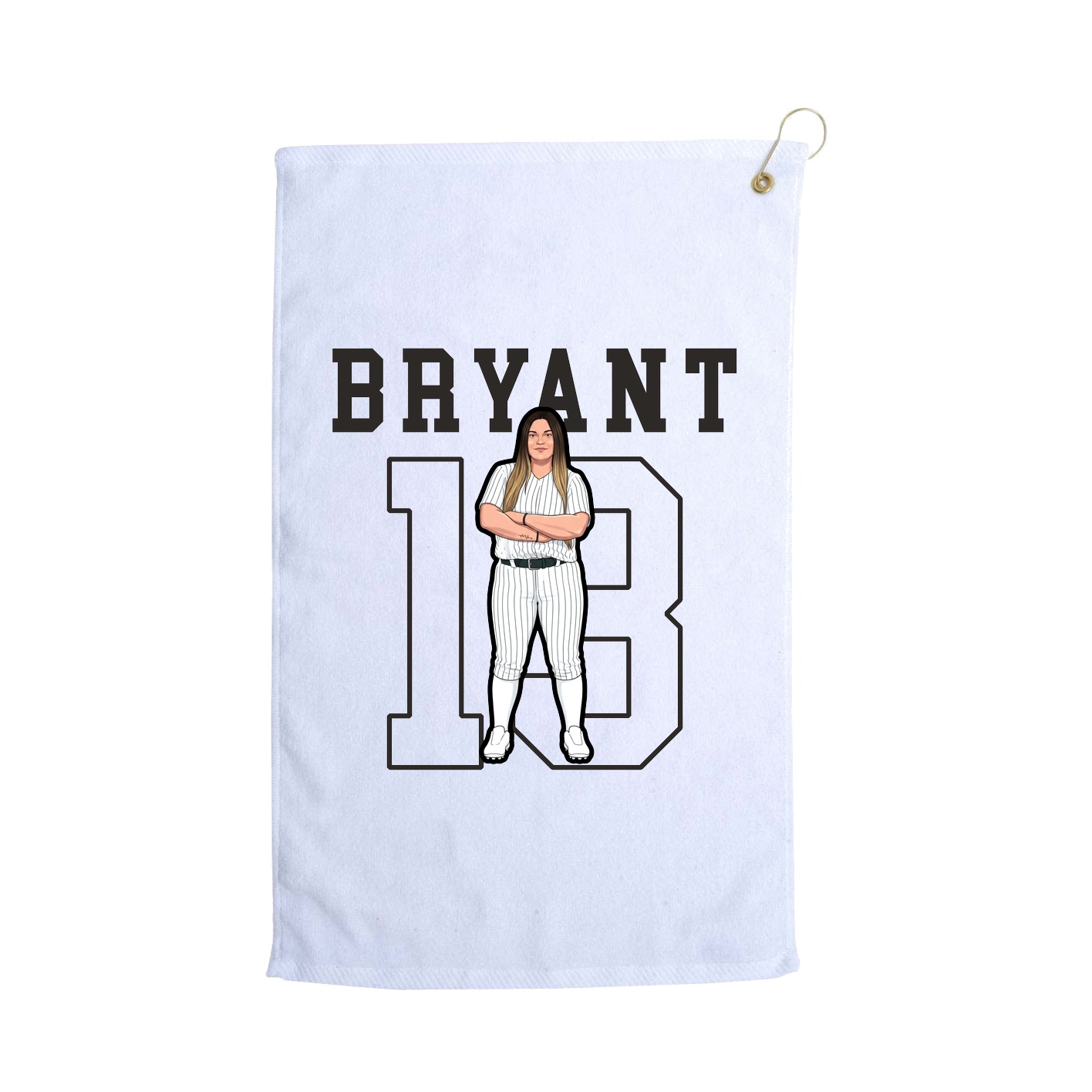 Golf Towel — Shirsey in White