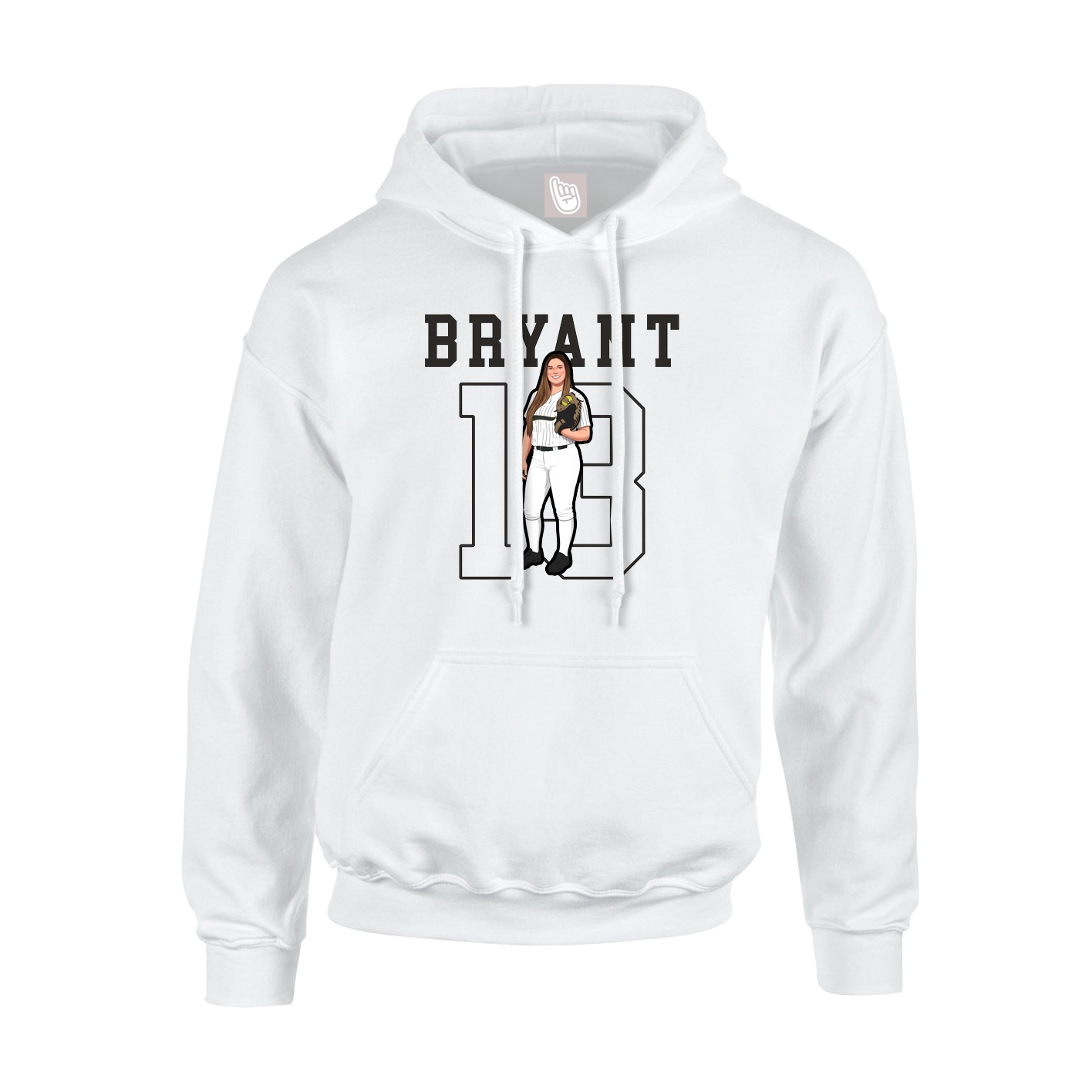 Hoodie — Shirsey in White