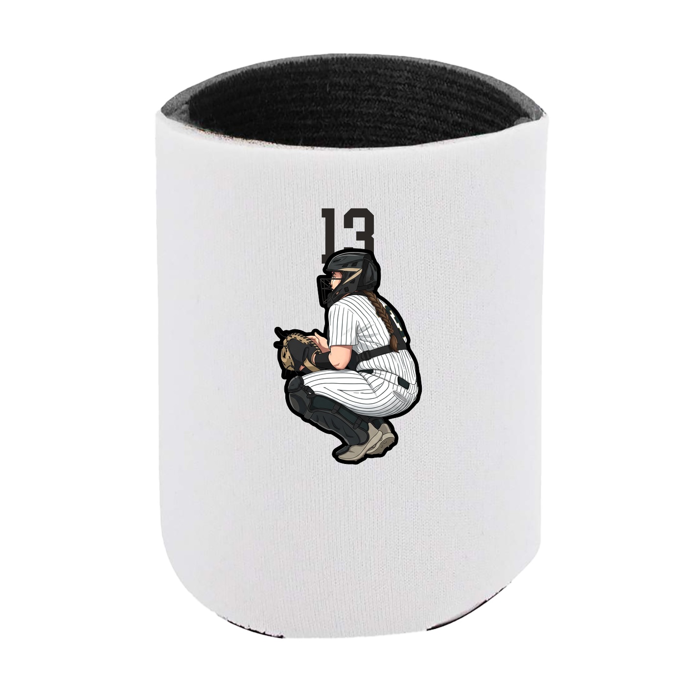 Can Holder — Number Top in White