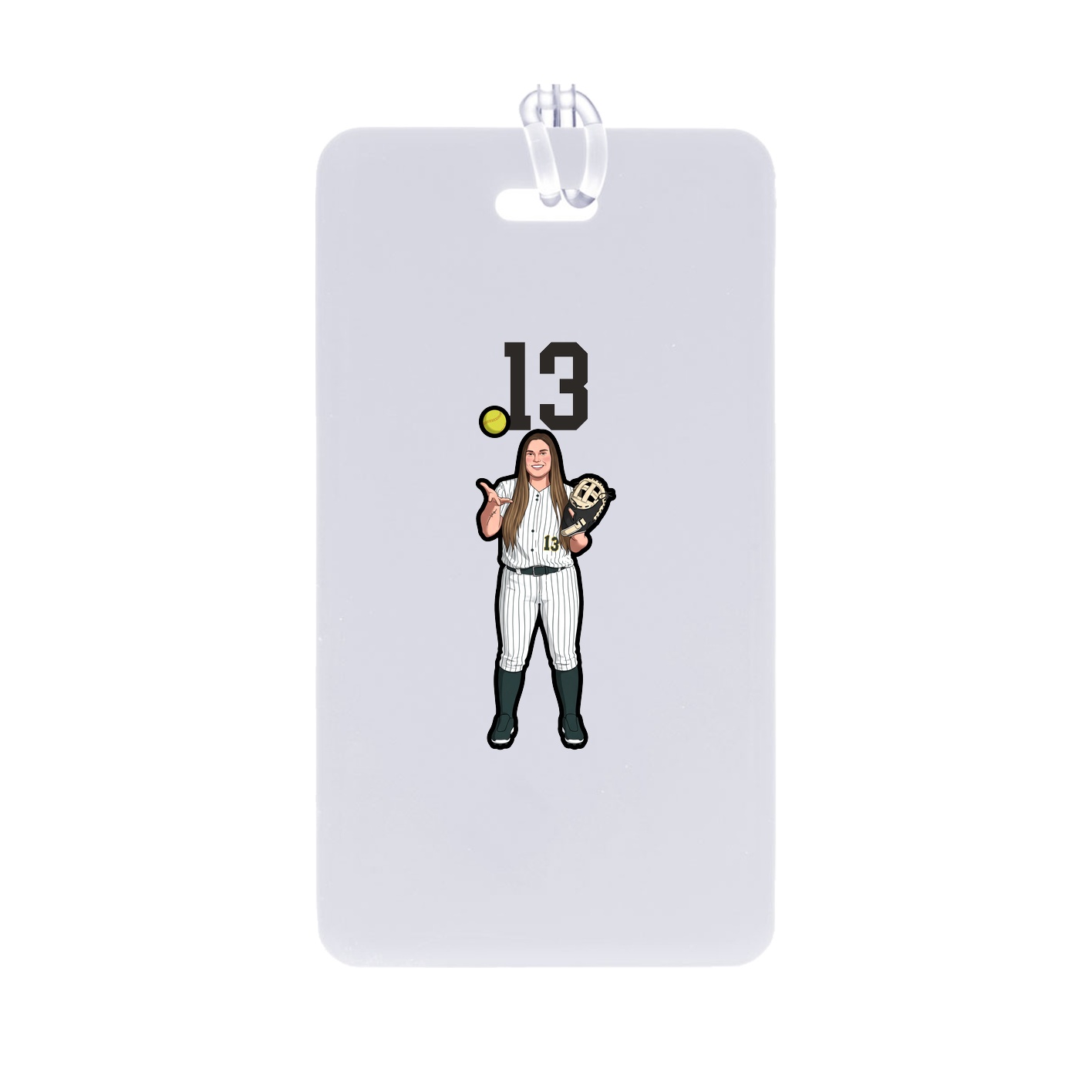 Bag Tag — Number Top in Classic