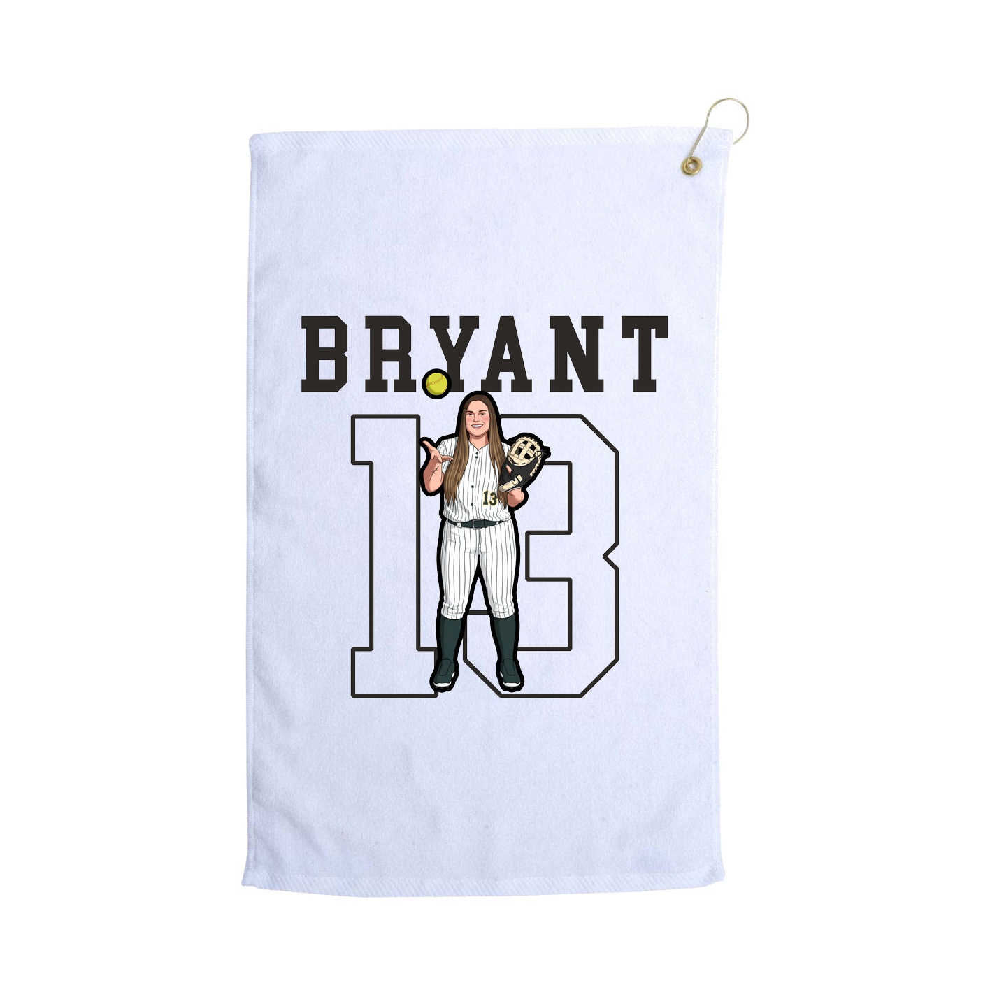 Golf Towel — Shirsey in White