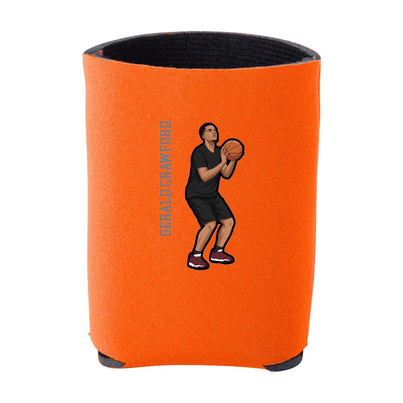 Can Holder — Name Vertical in Orange