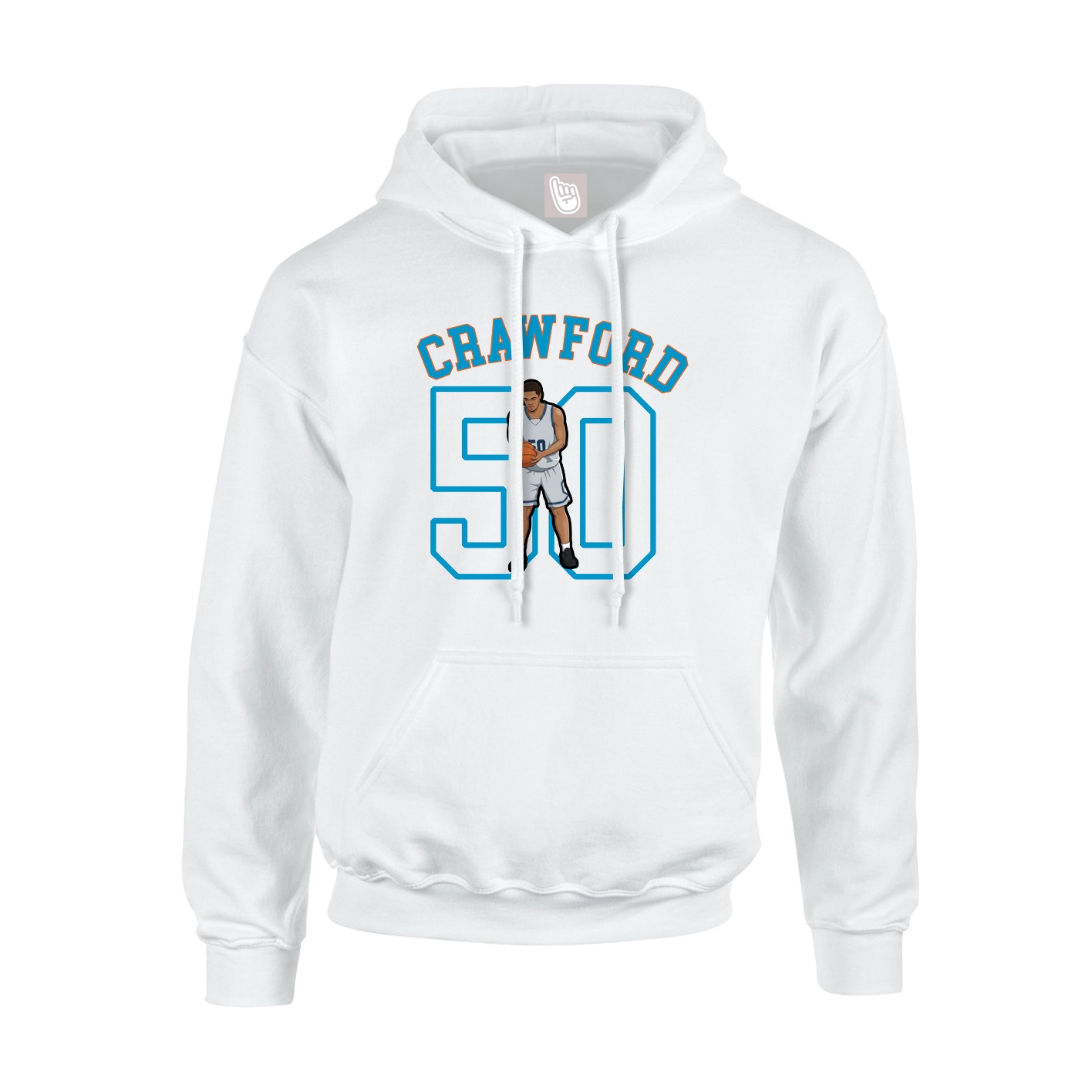 Hoodie — Shirsey Arch in White