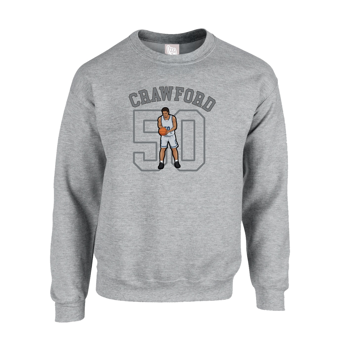 Fleece Crew — Shirsey Arch in Grey