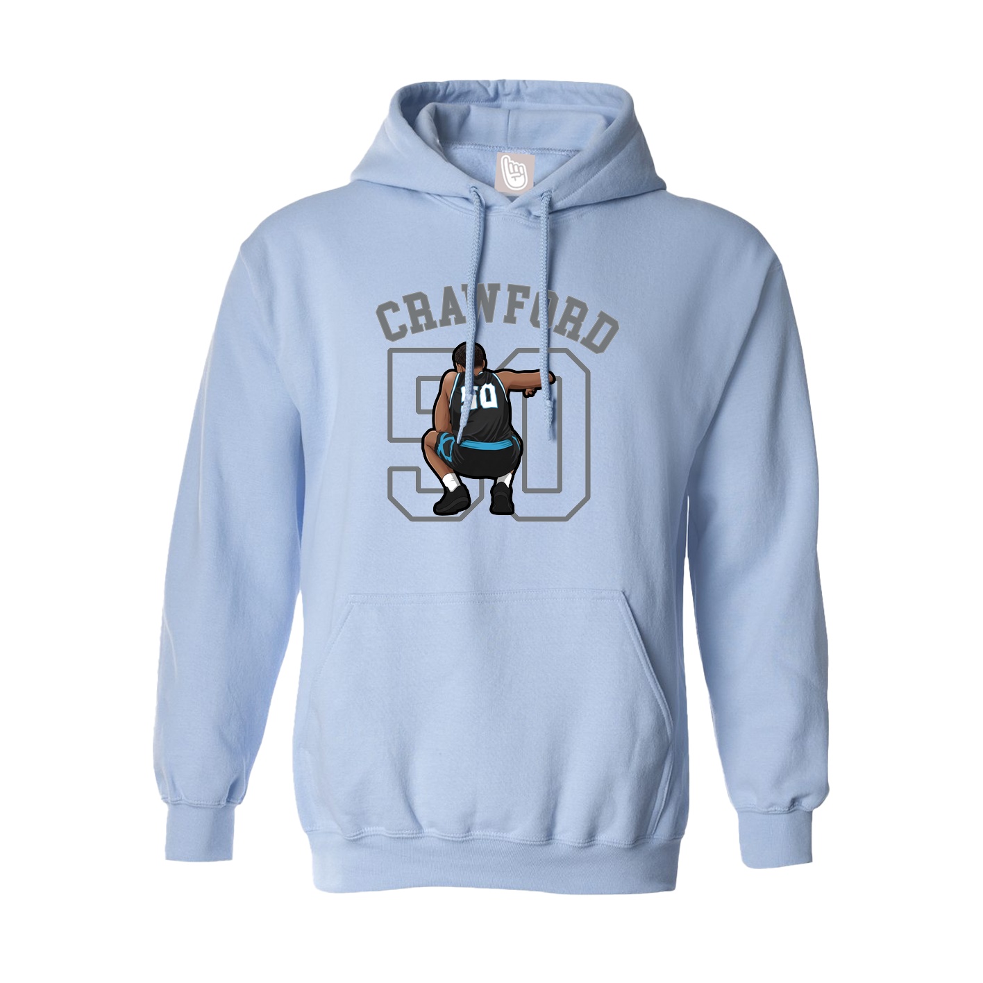Hoodie — Shirsey Arch in Light Blue