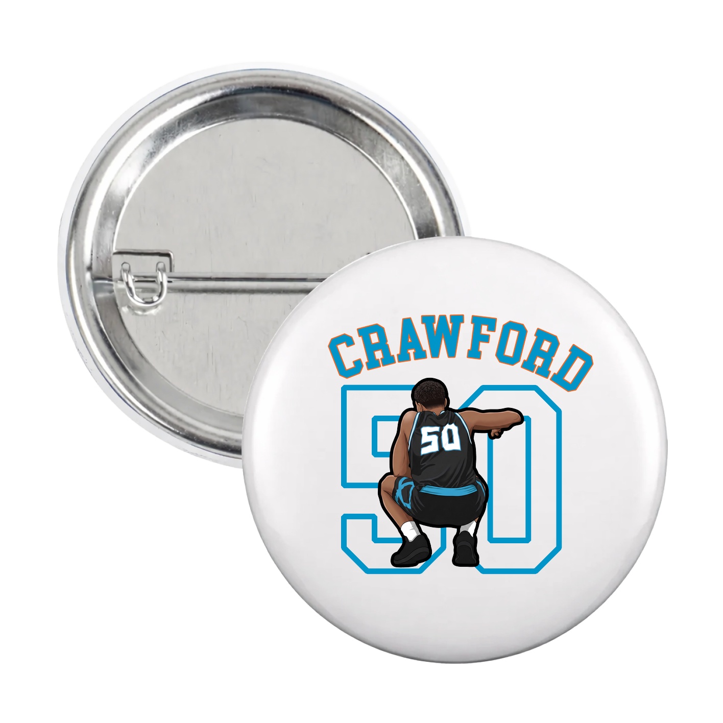 Game Day Button — Shirsey Arch in White