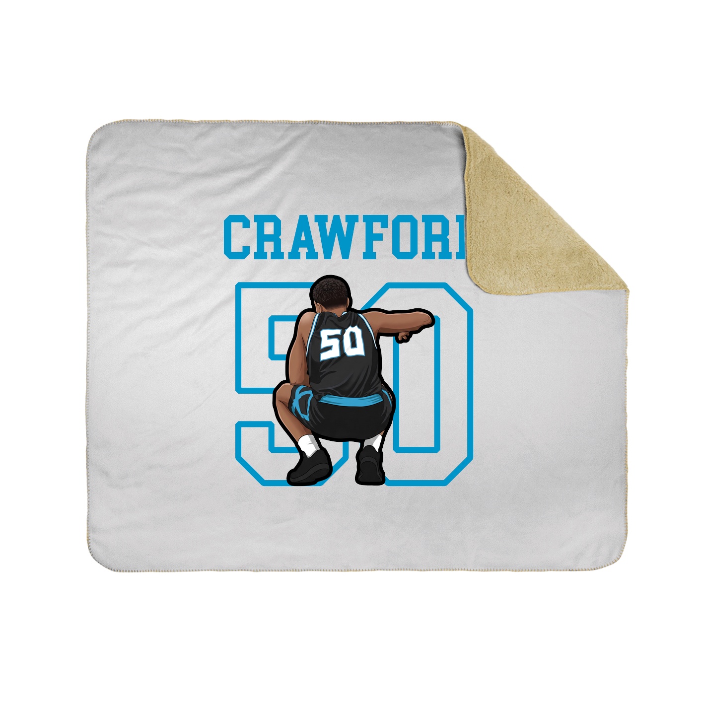 Throw Blanket — Shirsey in White