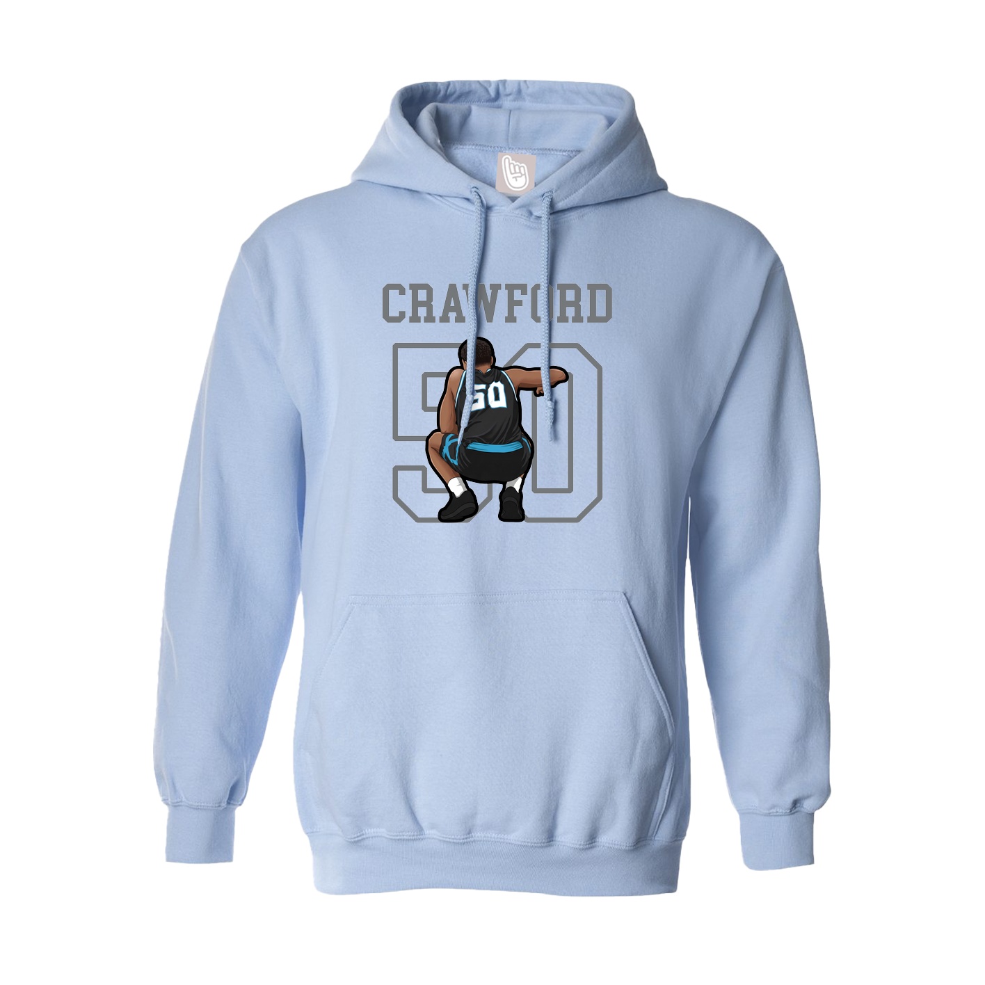 Hoodie — Shirsey in Light Blue