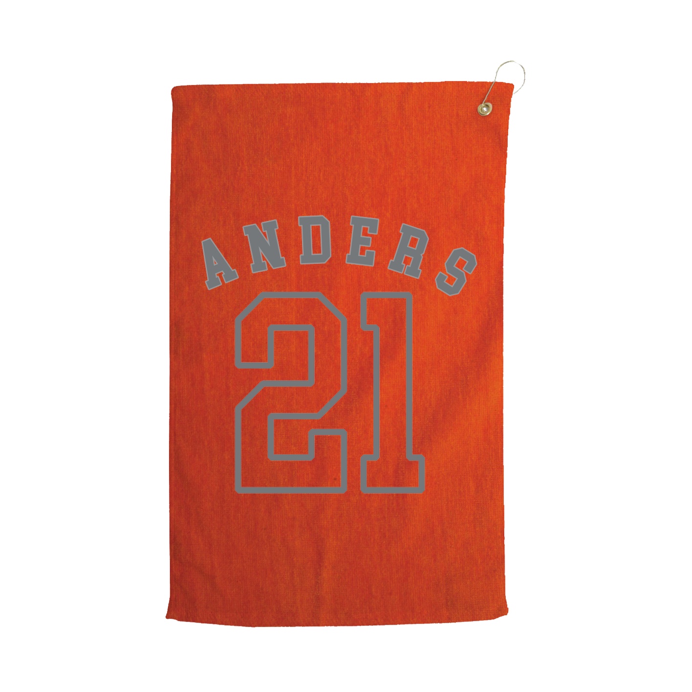 Golf Towel — Shirsey Arch in Orange