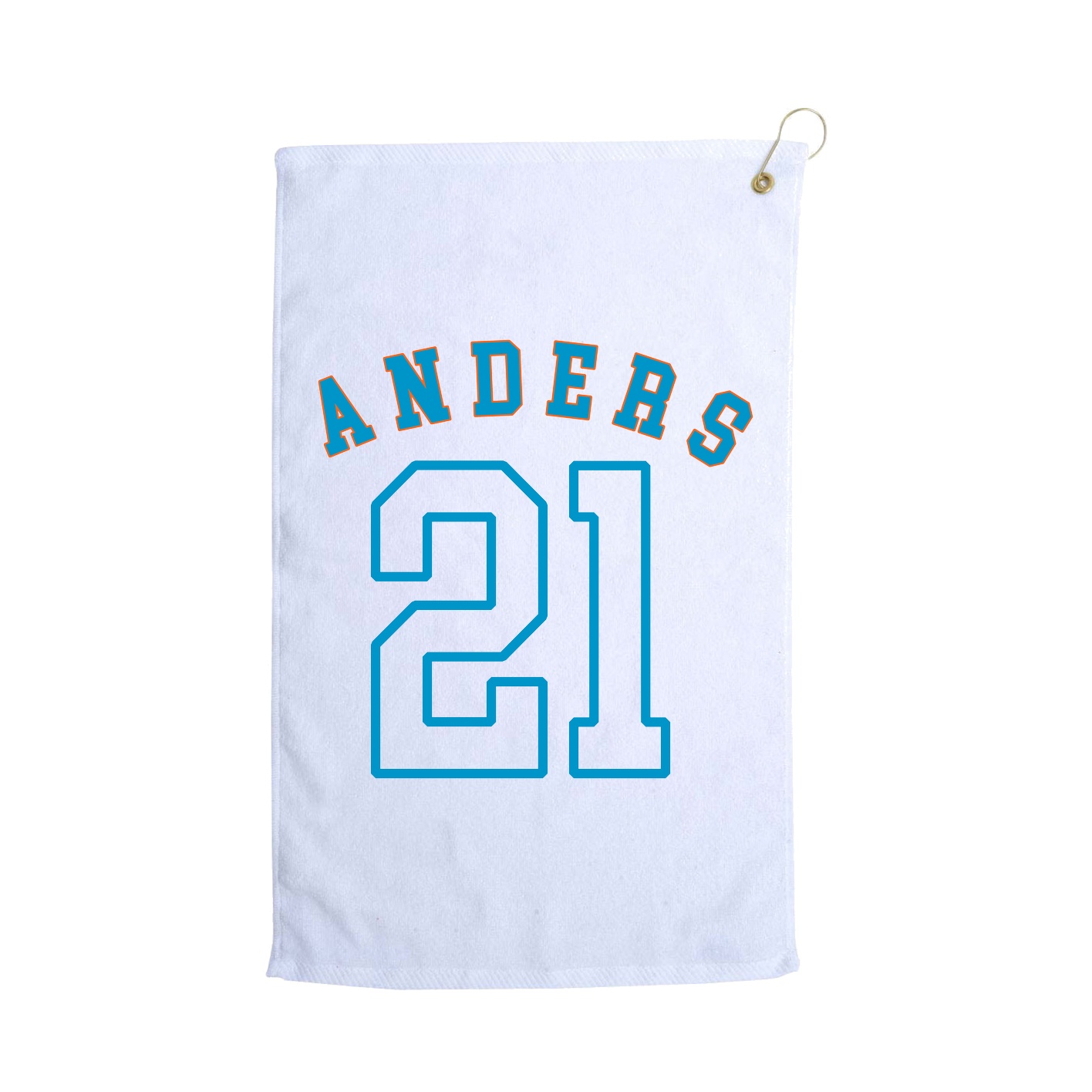 Golf Towel — Shirsey Arch in White