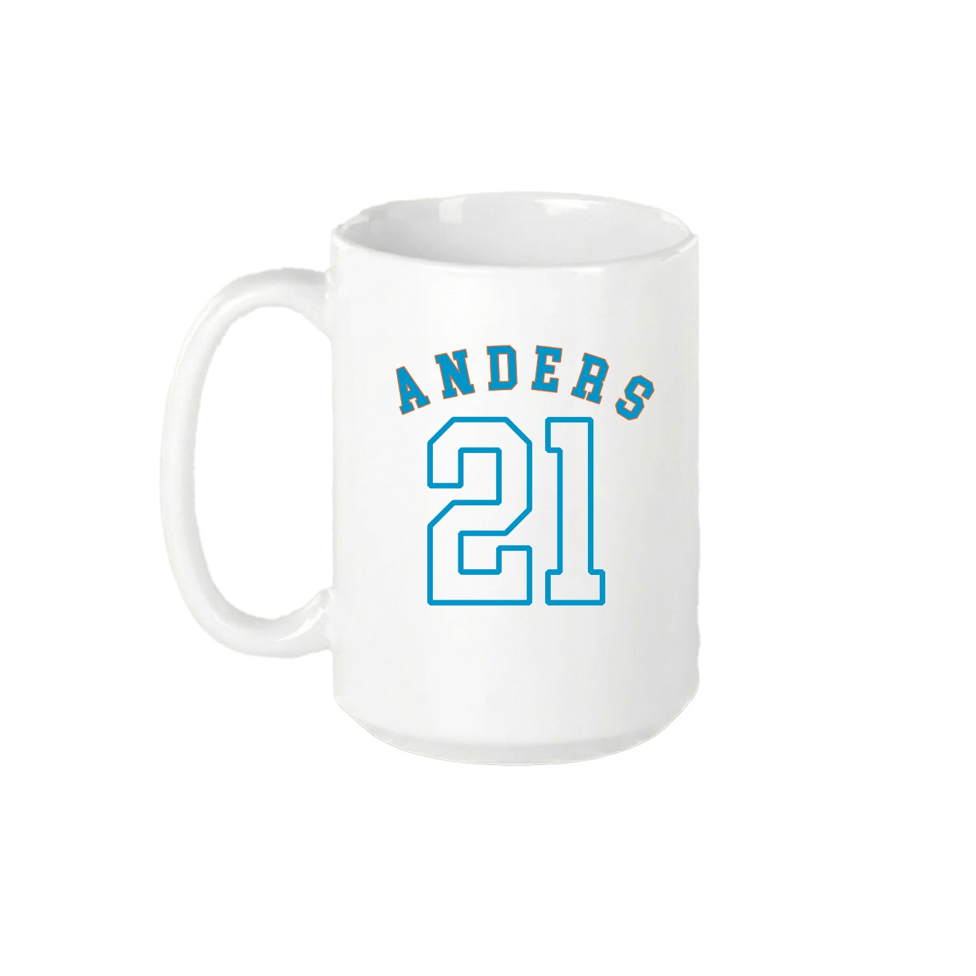 15oz Coffee Mug — Shirsey Arch in White