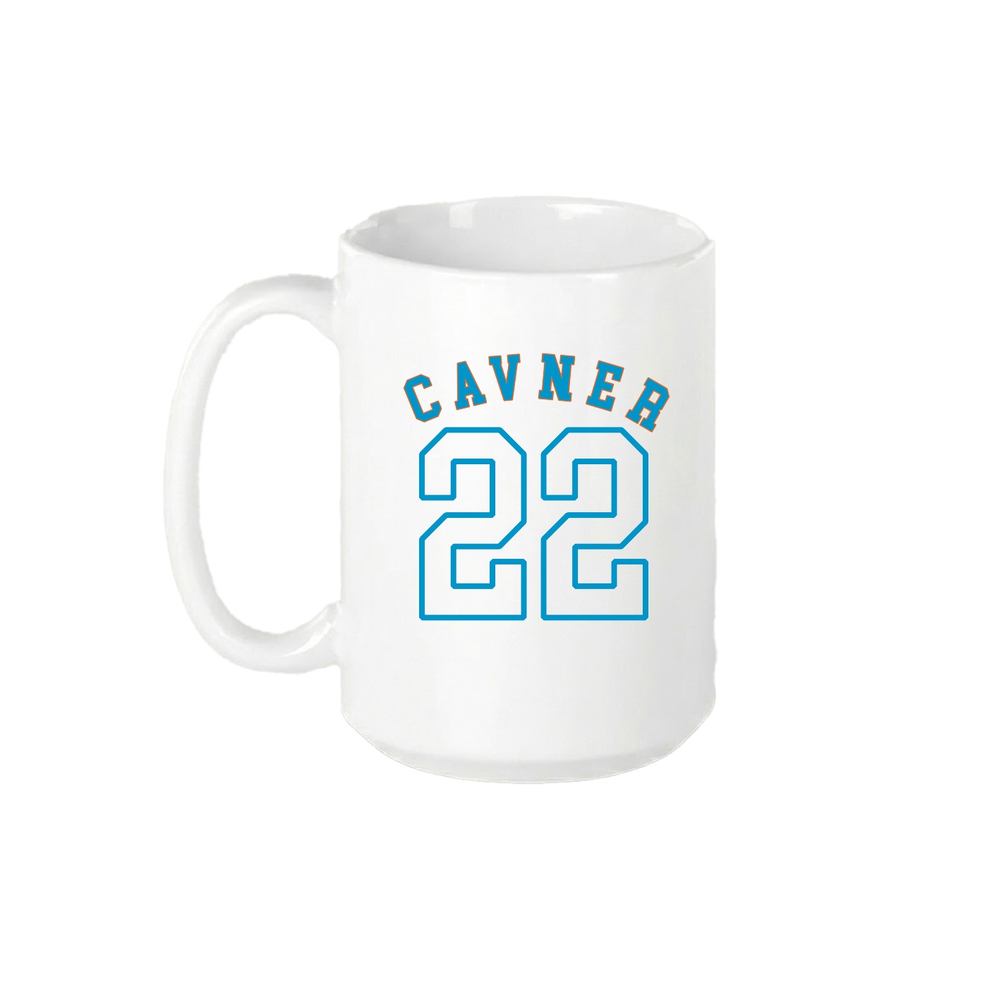 15oz Coffee Mug — Shirsey Arch in White