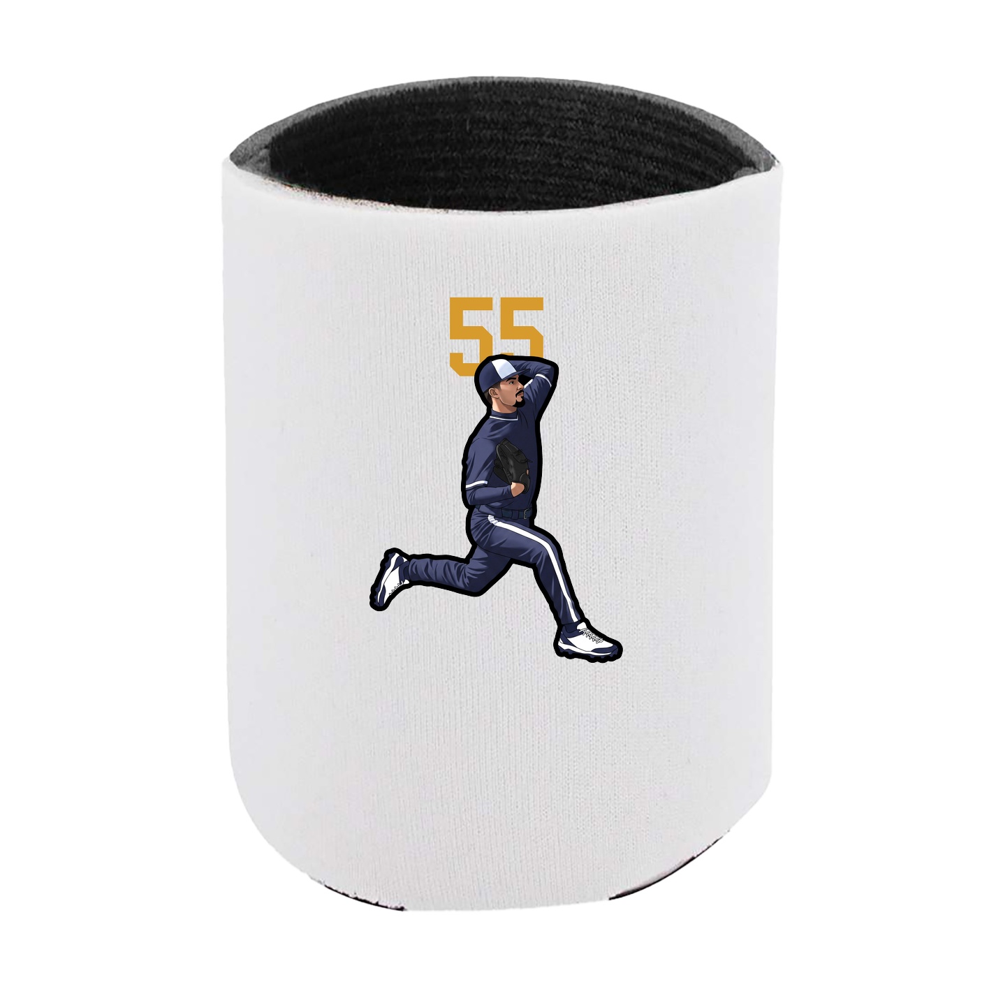 Can Holder — Number Top in White