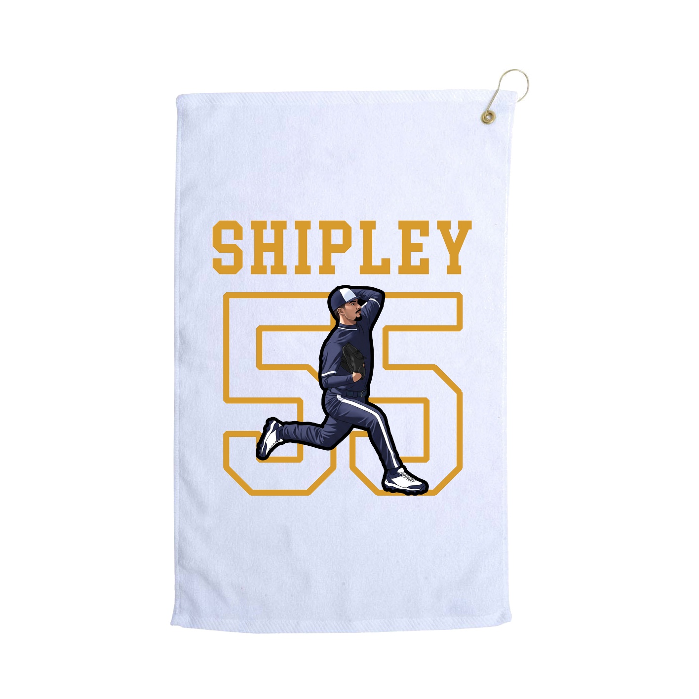 Golf Towel — Shirsey in White