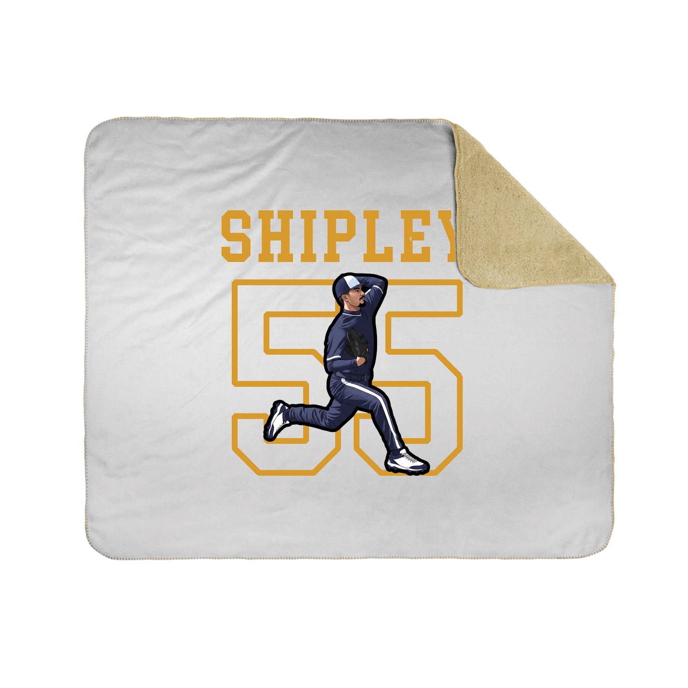 Throw Blanket — Shirsey in White