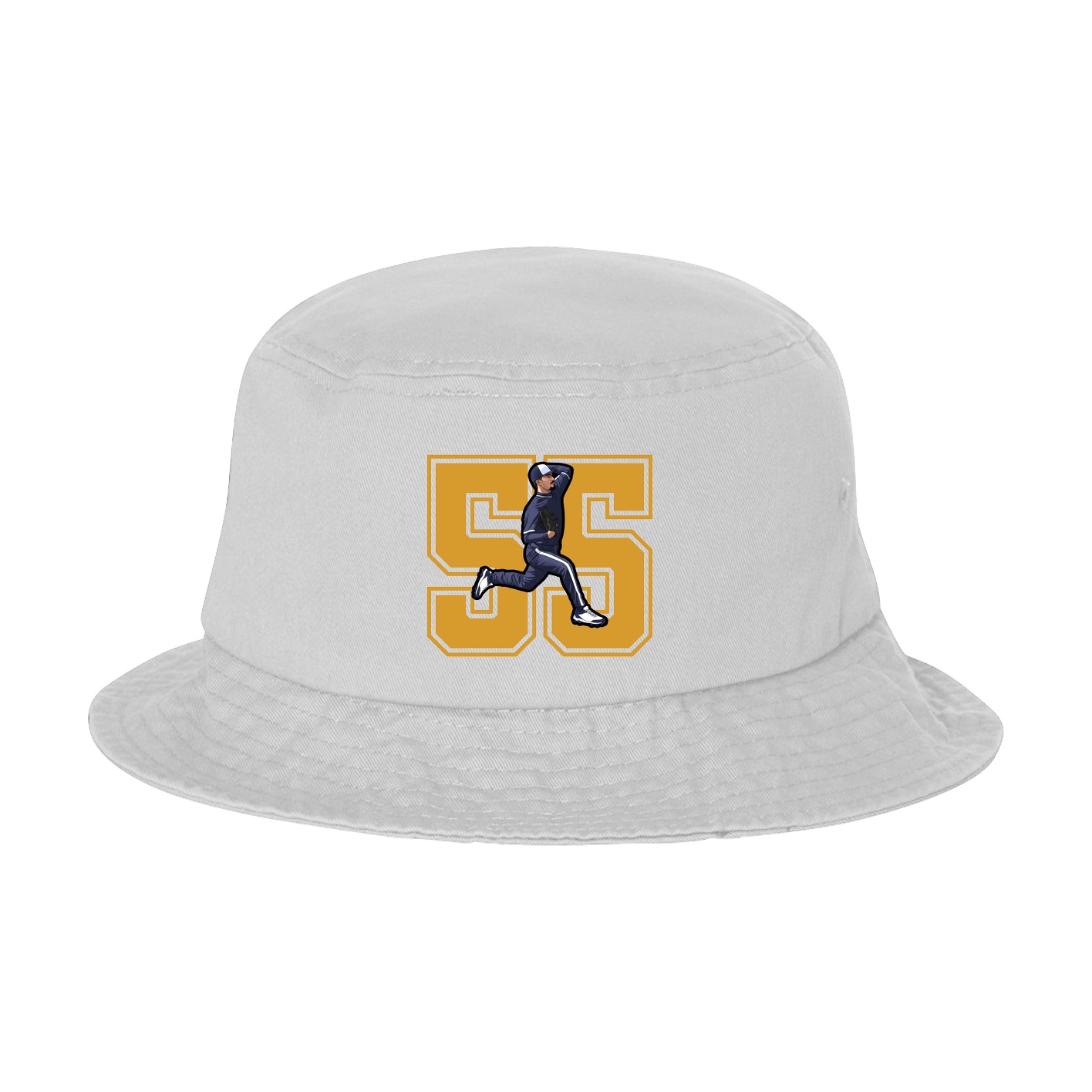 Bucket Cap — Number in White