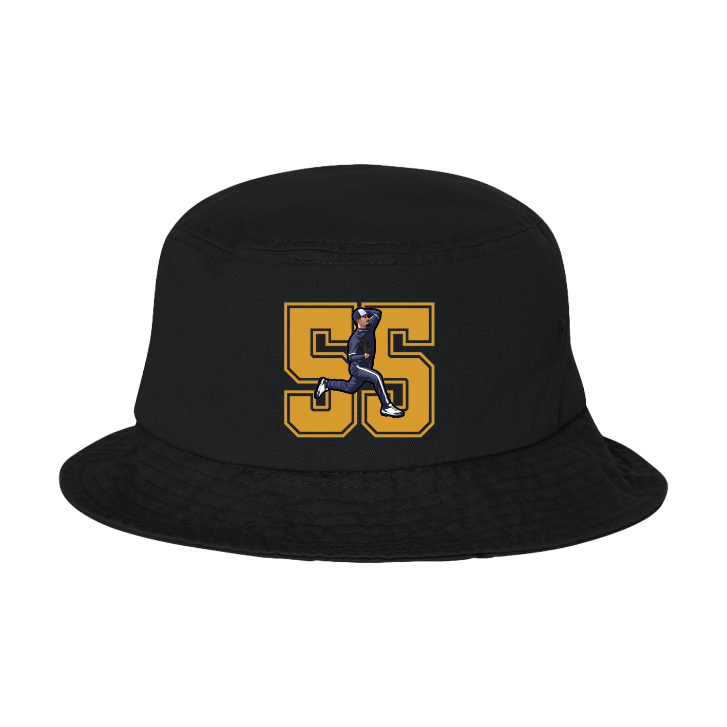 Bucket Cap — Number in Black