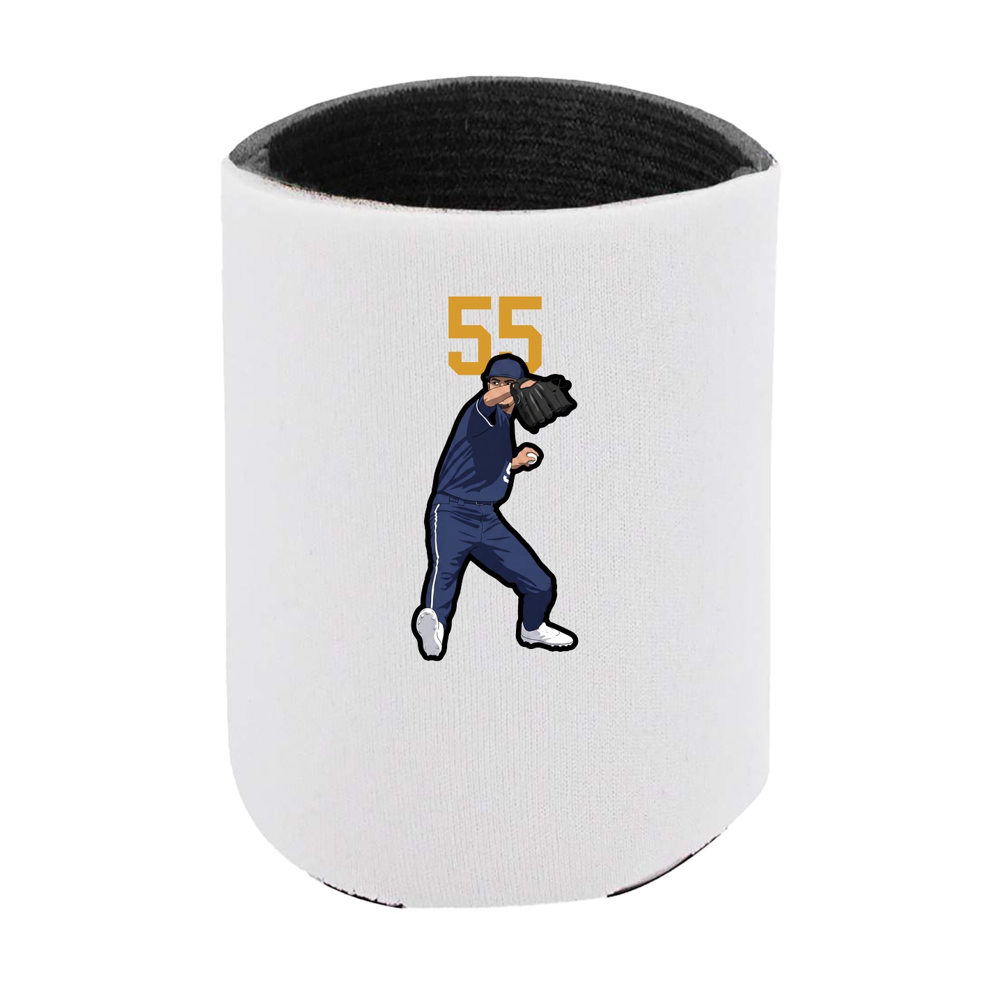 Can Holder — Number Top in White