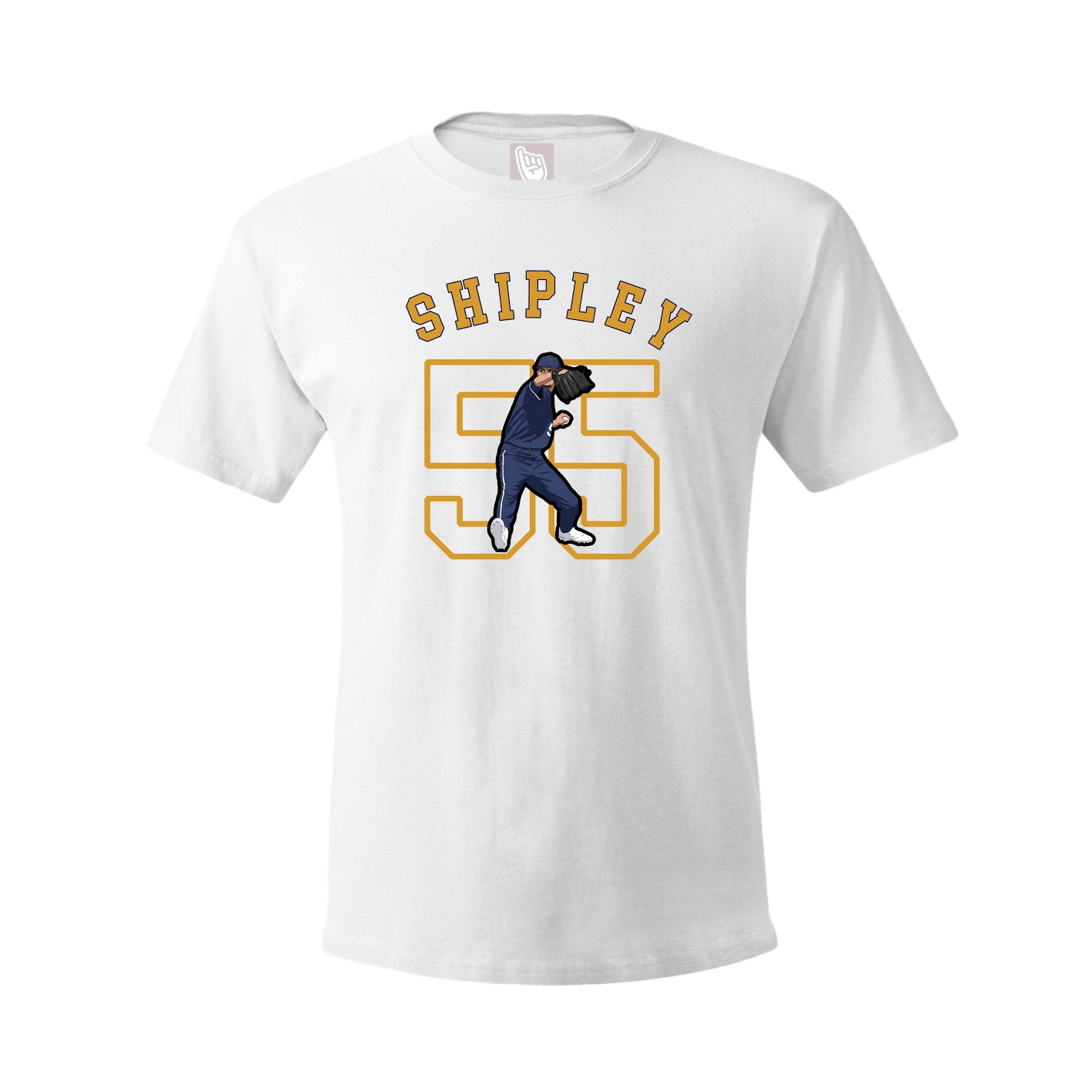 Youth Tee — Shirsey Arch in White