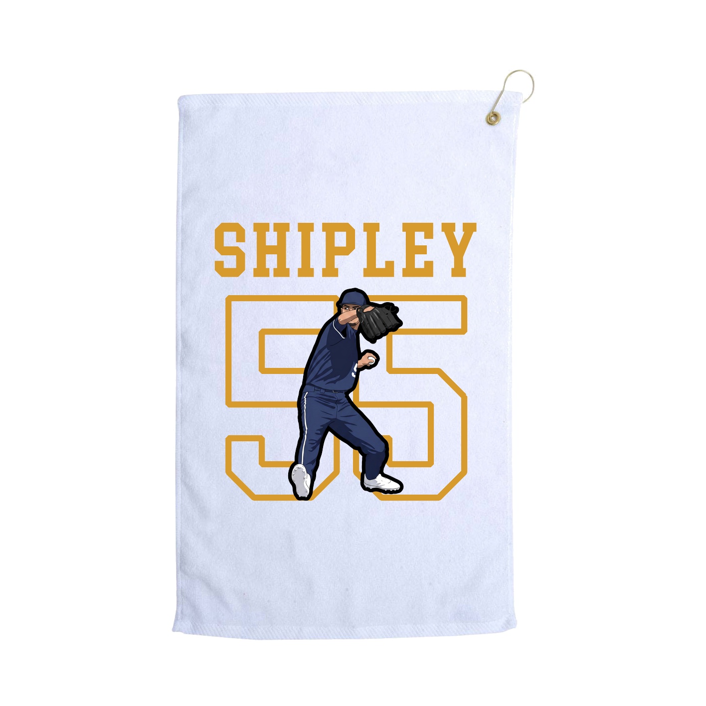 Golf Towel — Shirsey in White