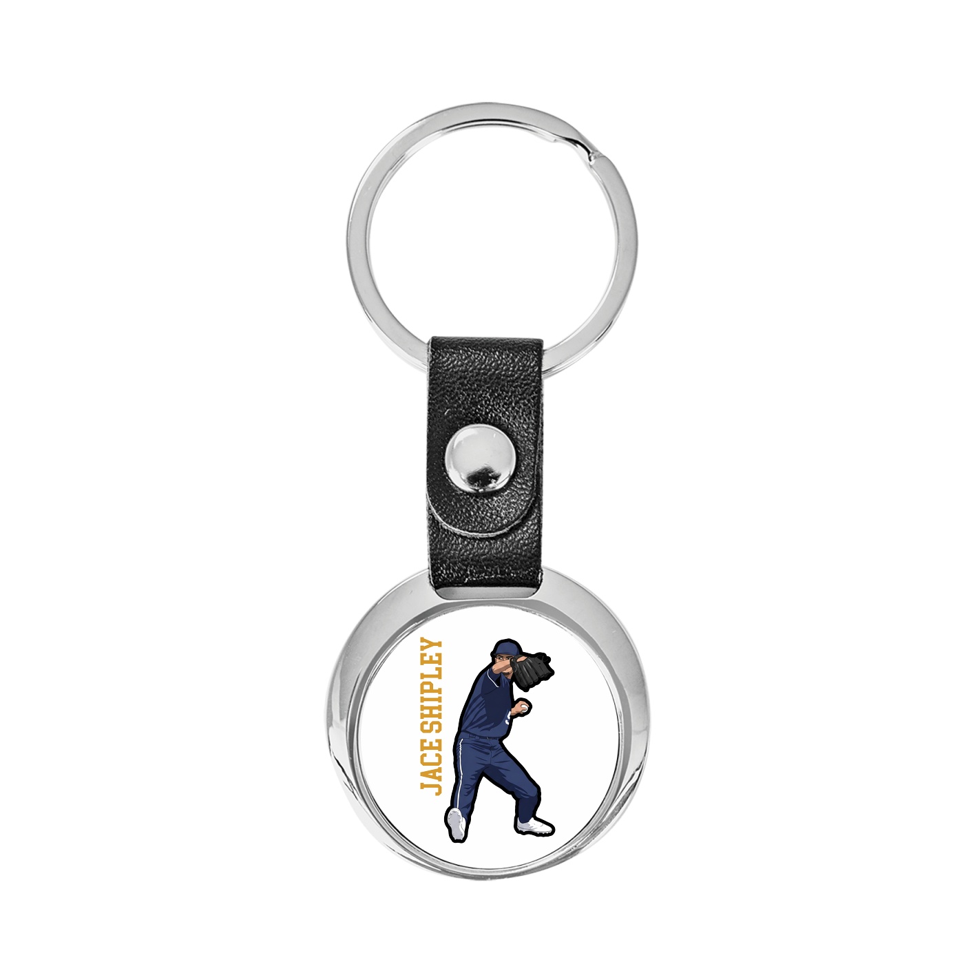 Key Chain — Name Vertical in Classic