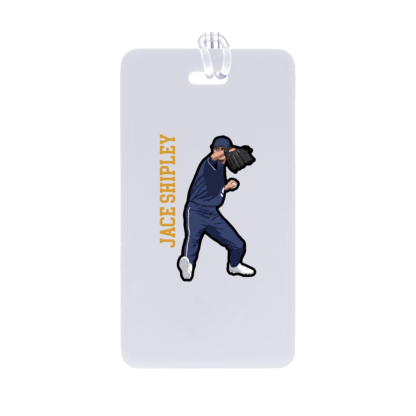 Bag Tag — Name Vertical in Classic