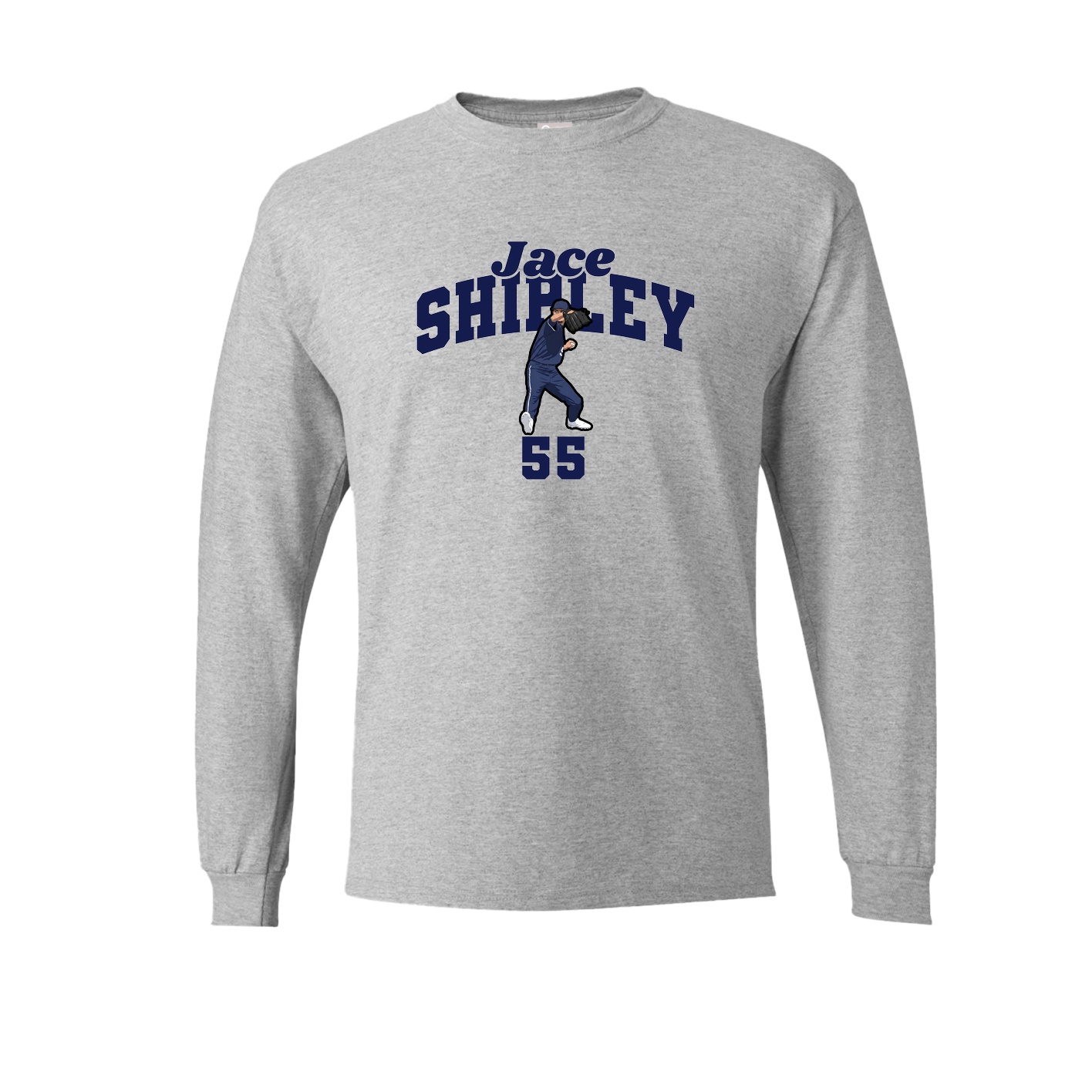 Long Sleeve Tee — Signature Arch in Grey