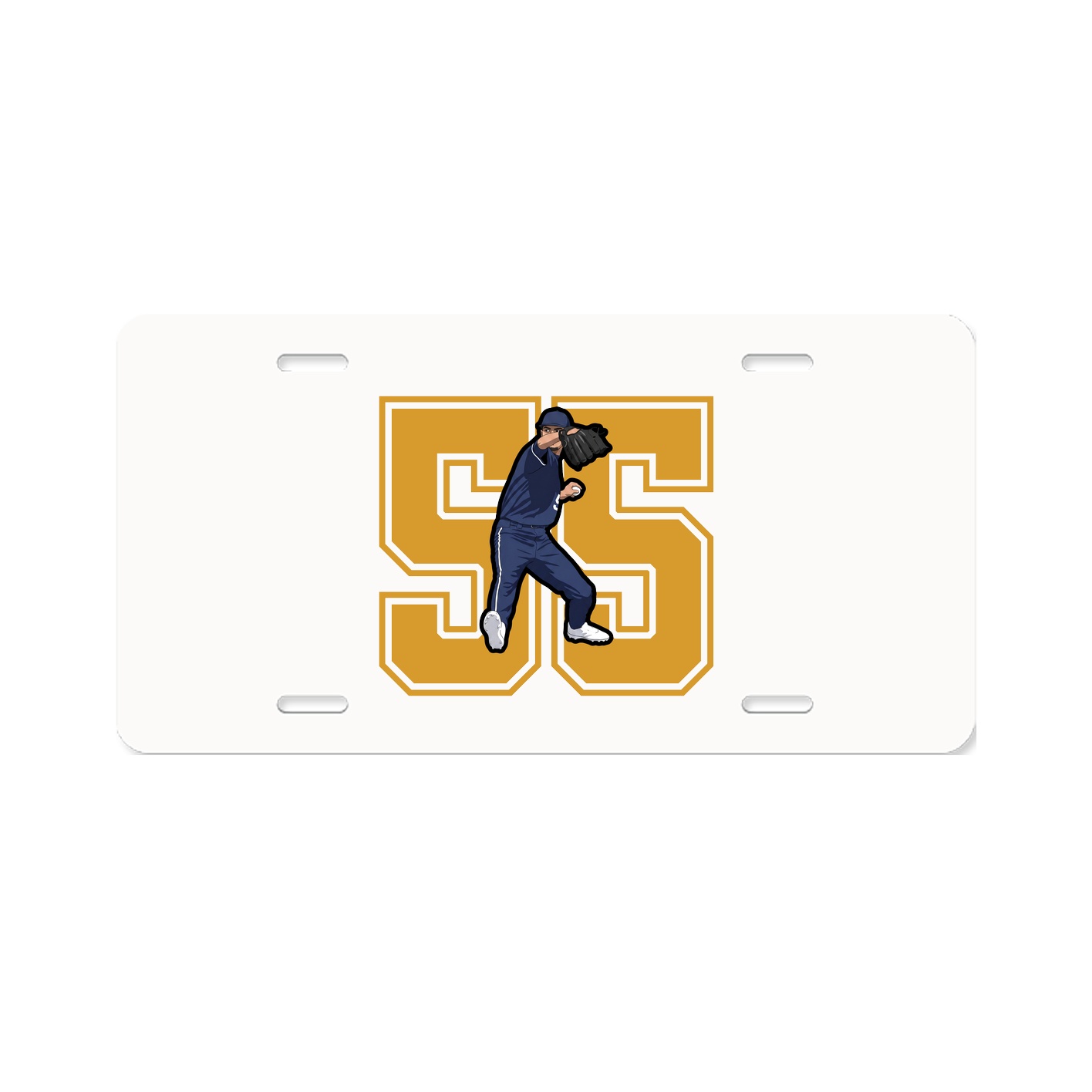 License Plate — Number in Classic
