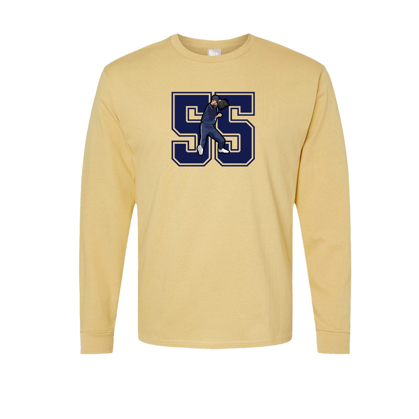 Long Sleeve Tee — Number in Vegas Gold