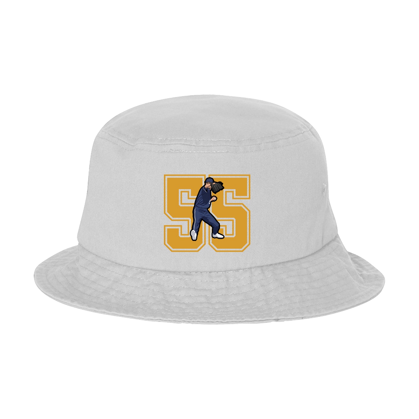 Bucket Cap — Number in White