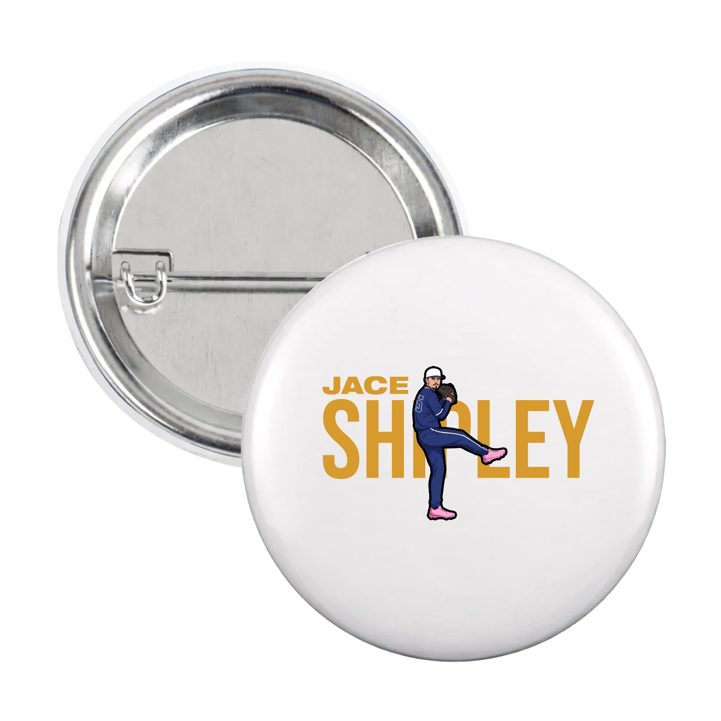Game Day Button — Player Name in White
