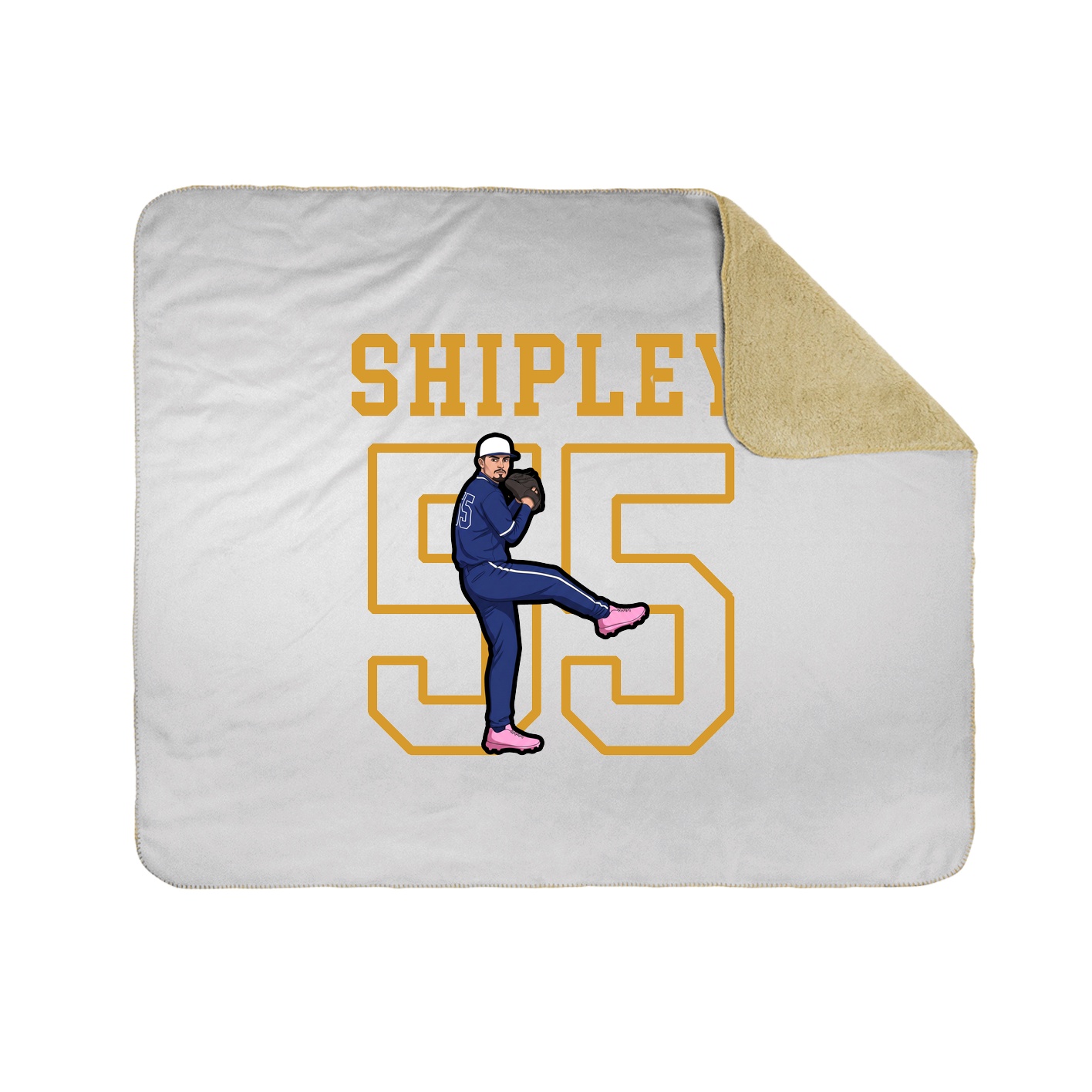 Throw Blanket — Shirsey in White