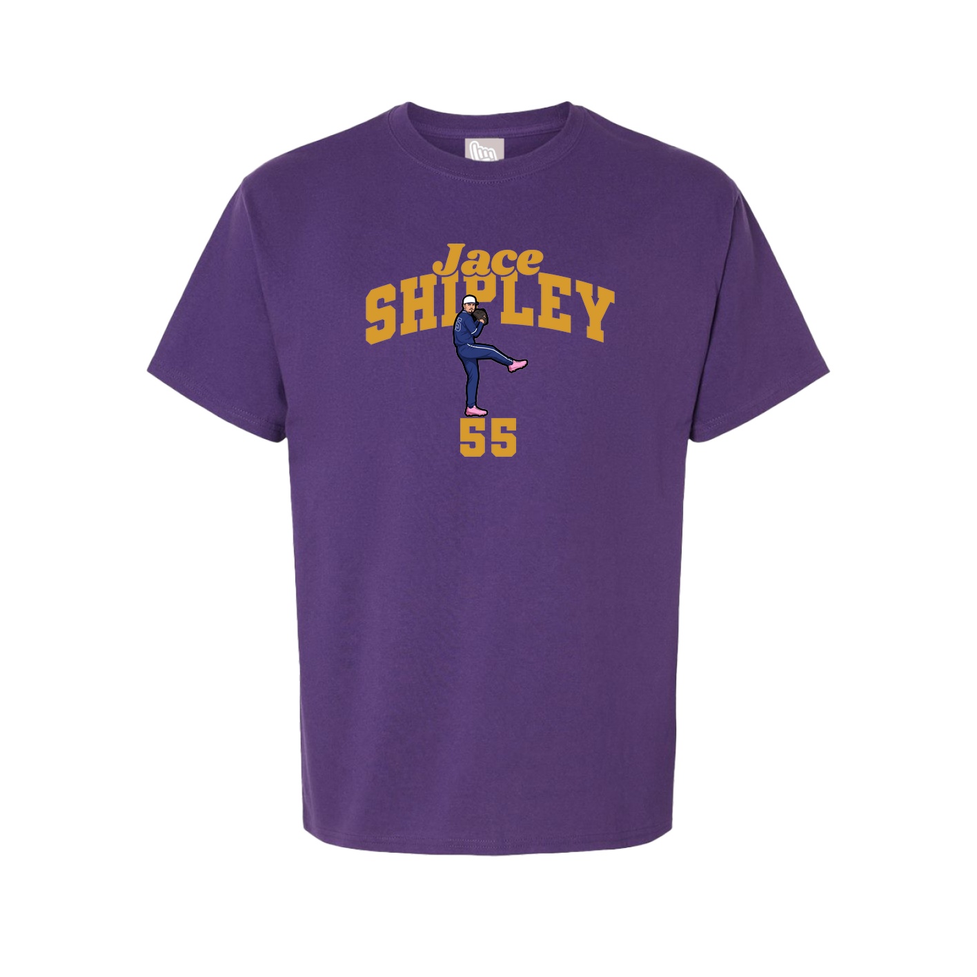 Tee — Signature Arch in Purple