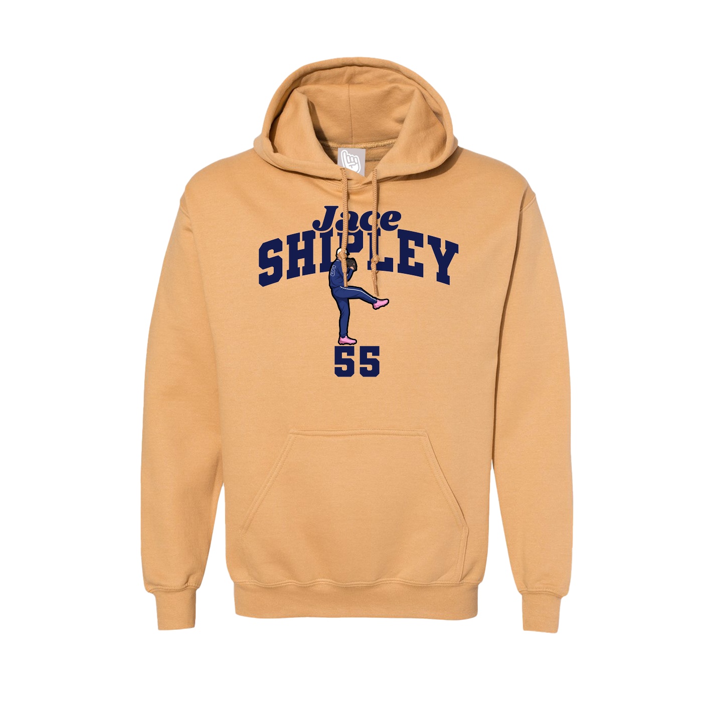 Hoodie — Signature Arch in Vegas Gold