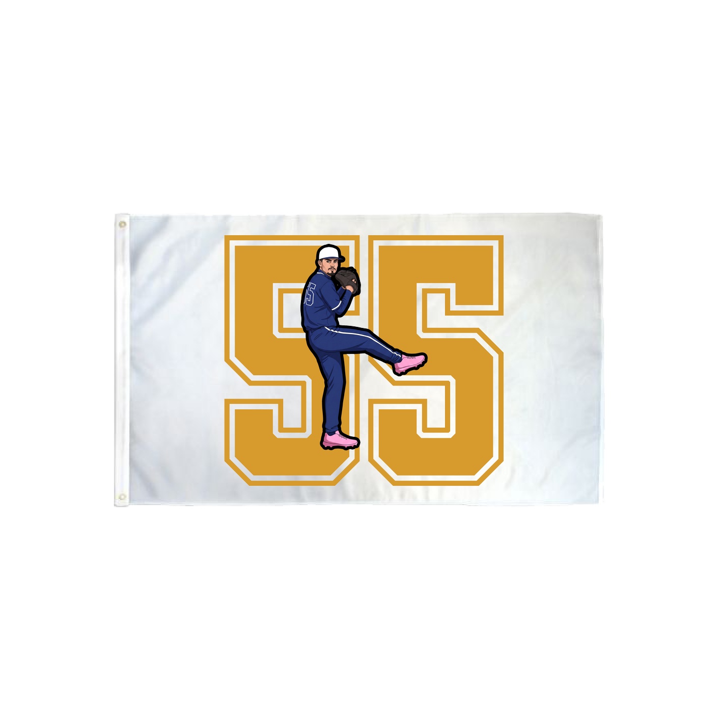 3x5 Flag — Number in Classic