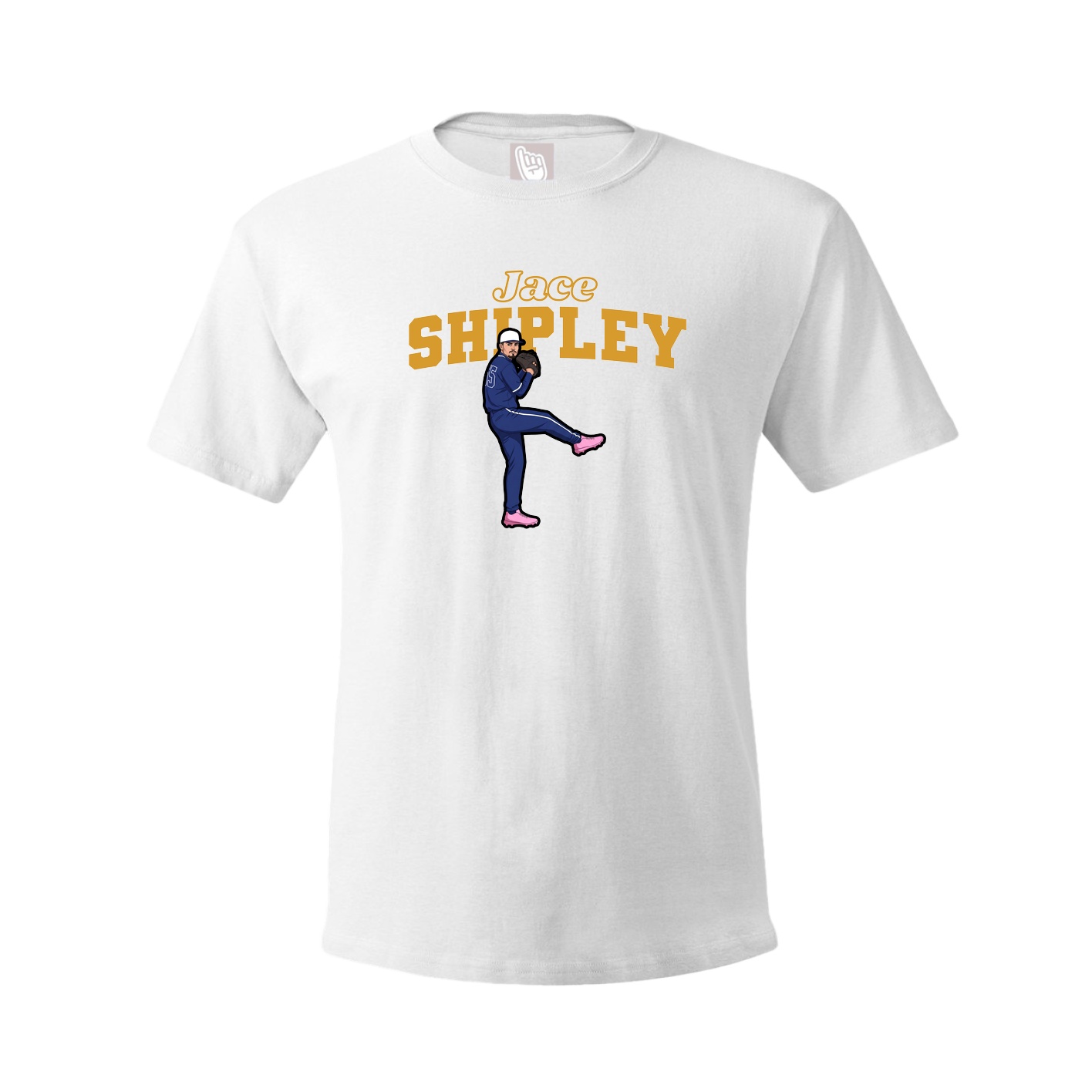 Tee — Name Arch in White