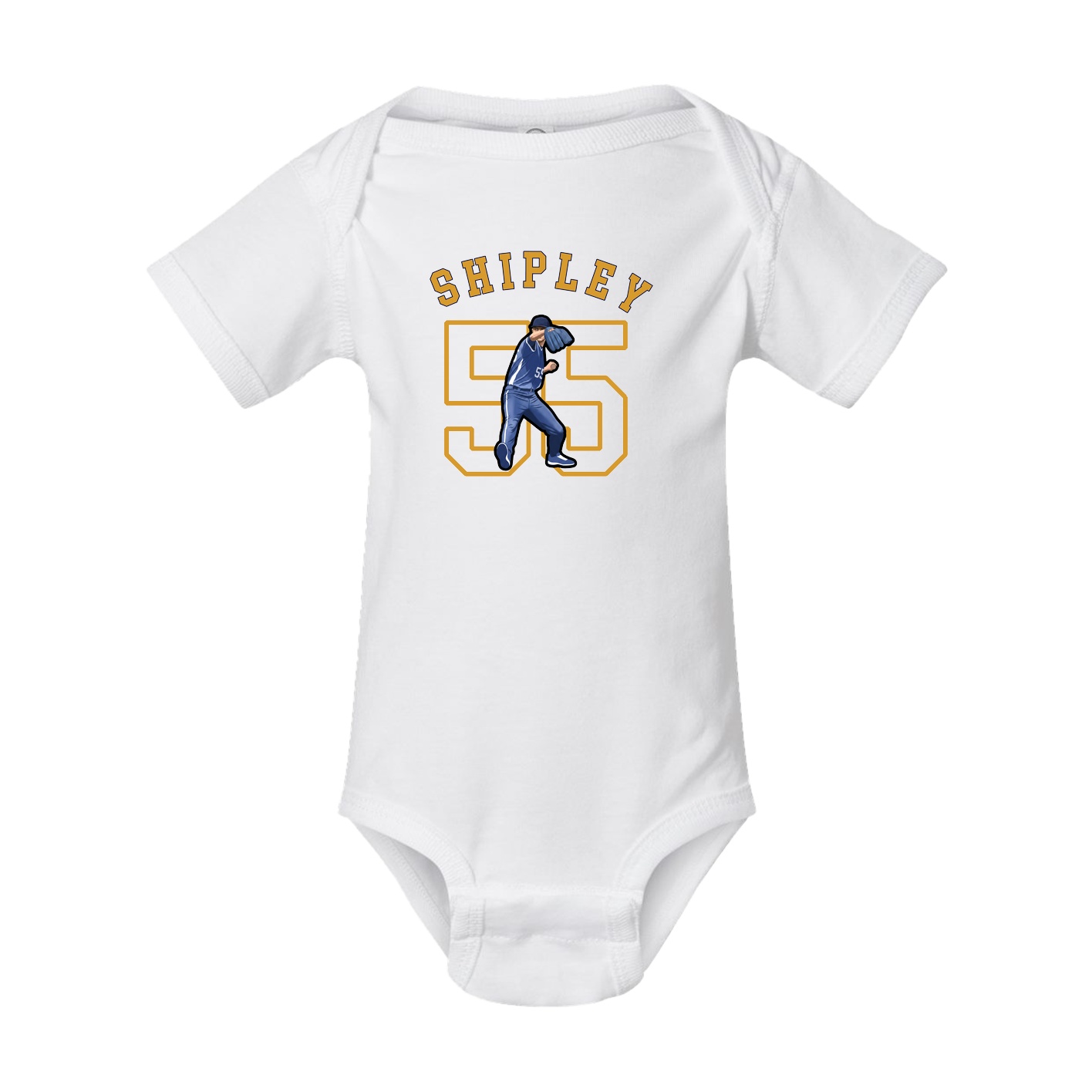 Baby Onesie — Shirsey Arch in White