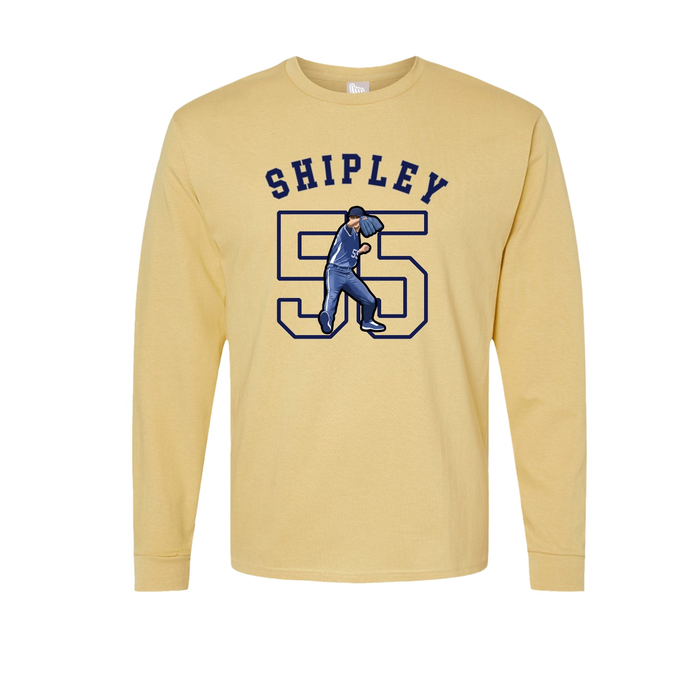 Long Sleeve Tee — Shirsey Arch in Vegas Gold