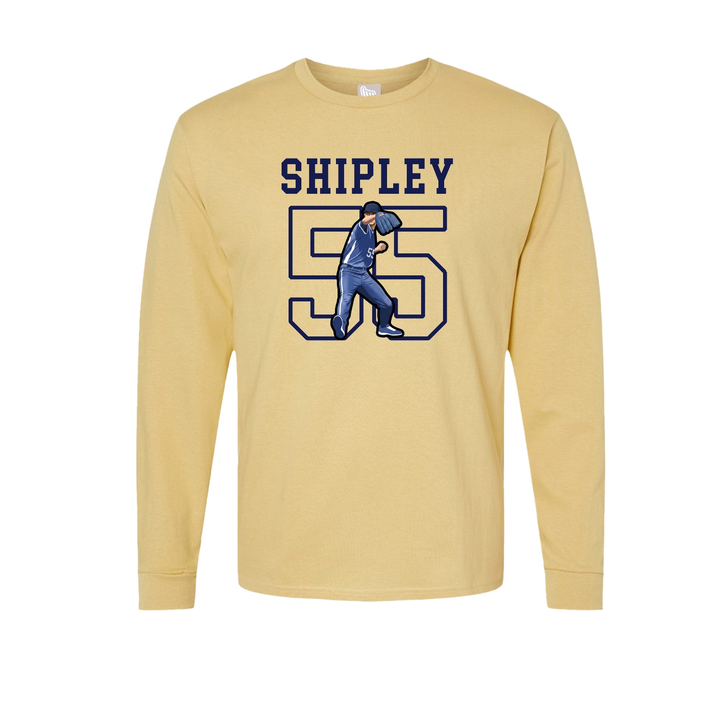 Long Sleeve Tee — Shirsey in Vegas Gold