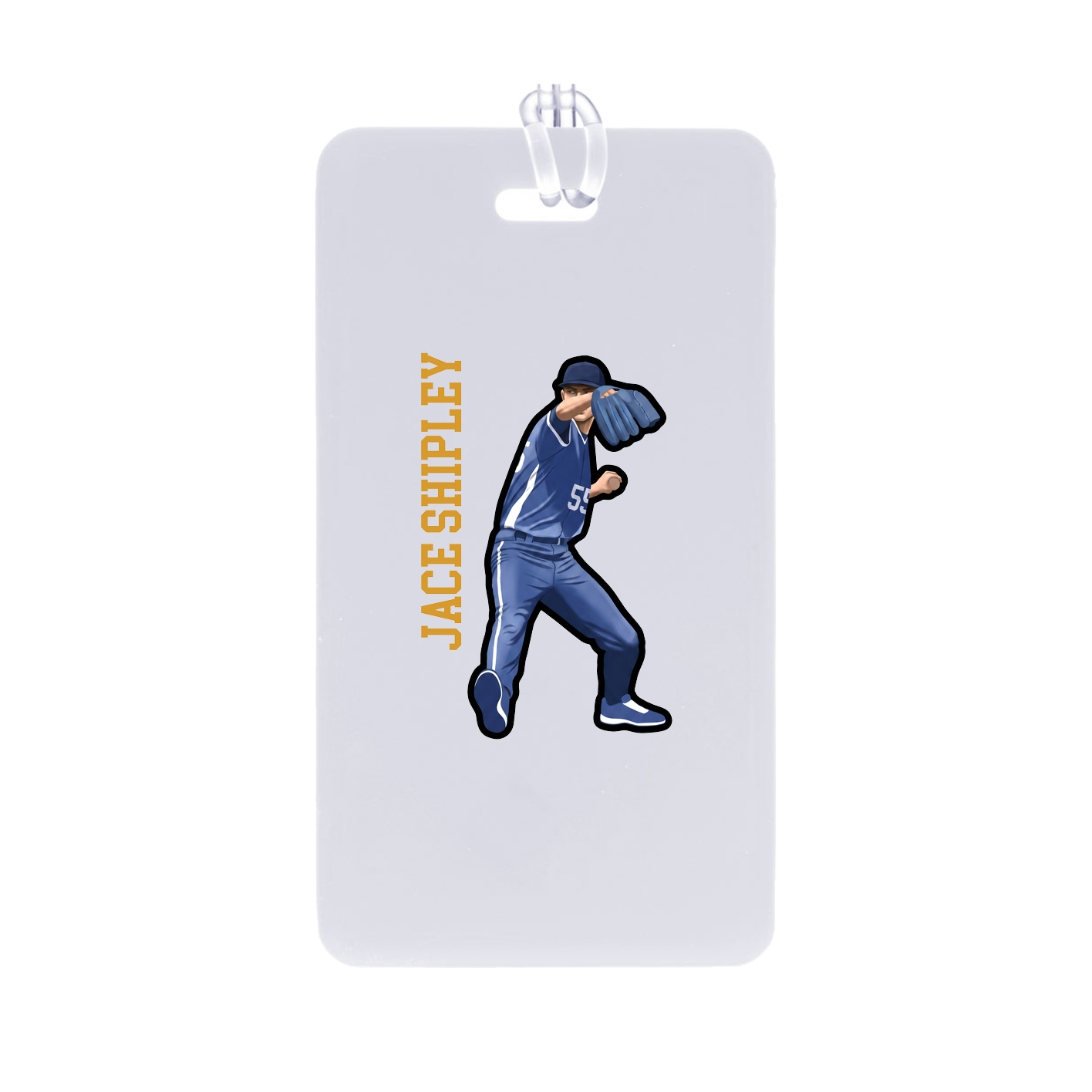 Bag Tag — Name Vertical in Classic