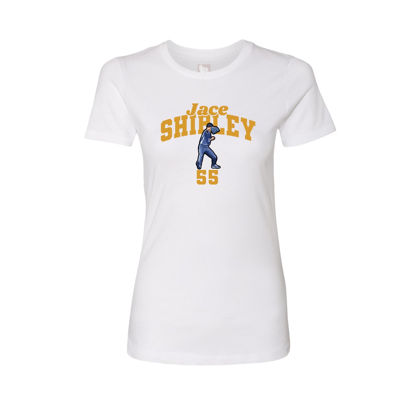 Womens Tee — Signature Arch in White