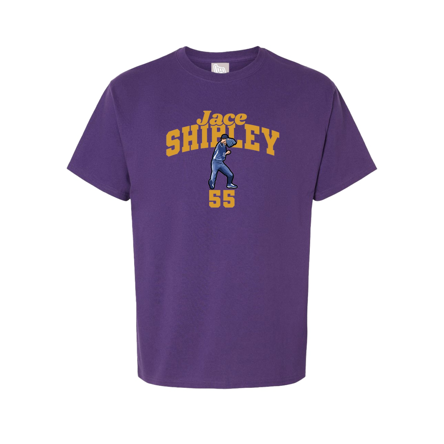 Youth Tee — Signature Arch in Purple