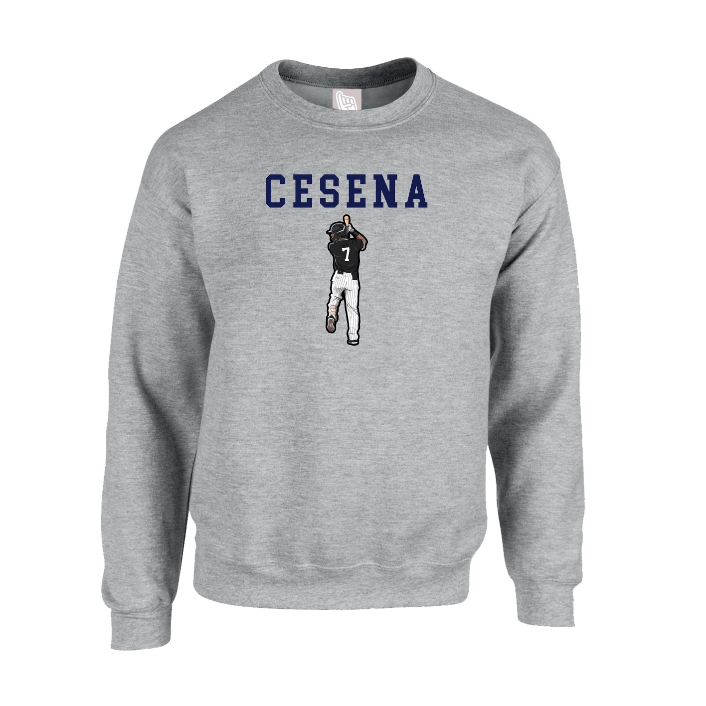 Fleece Crew — Shirsey in Grey