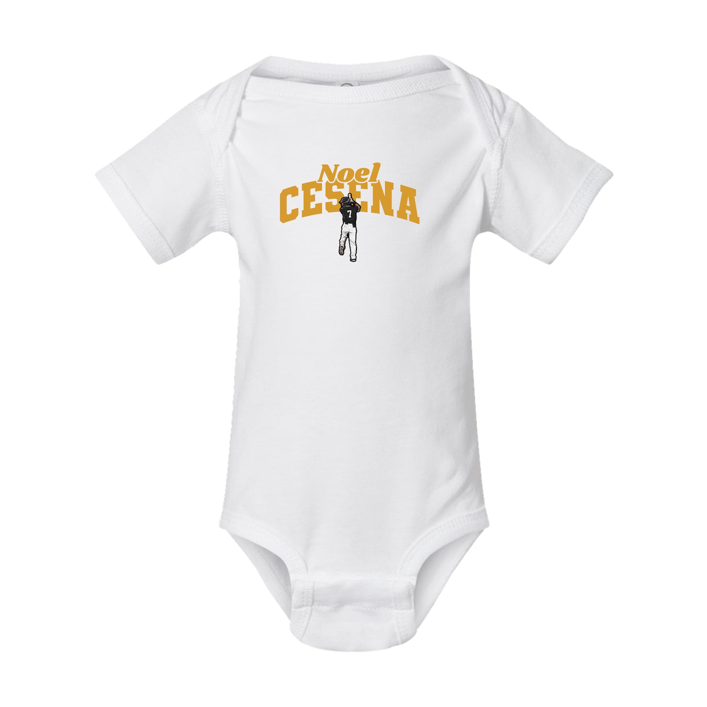 Baby Onesie — Signature Arch in White