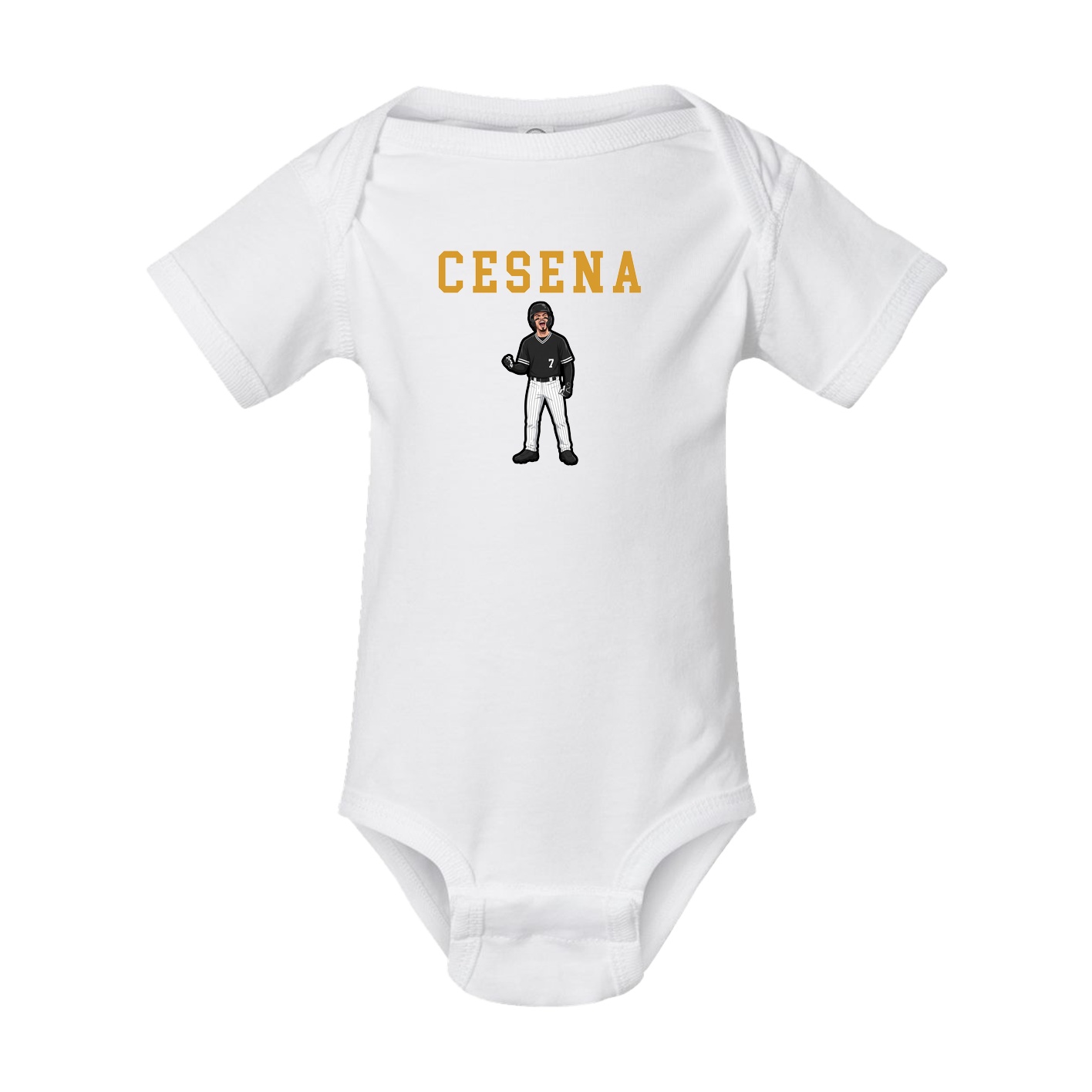 Baby Onesie — Shirsey in White