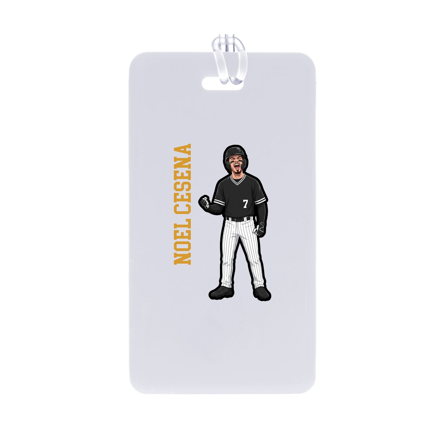 Bag Tag — Name Vertical in Classic