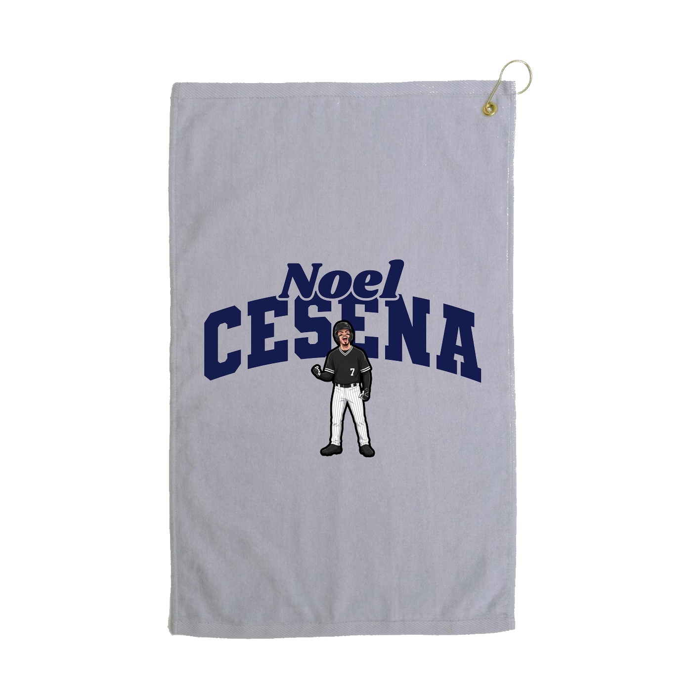 Golf Towel — Signature Arch in Grey