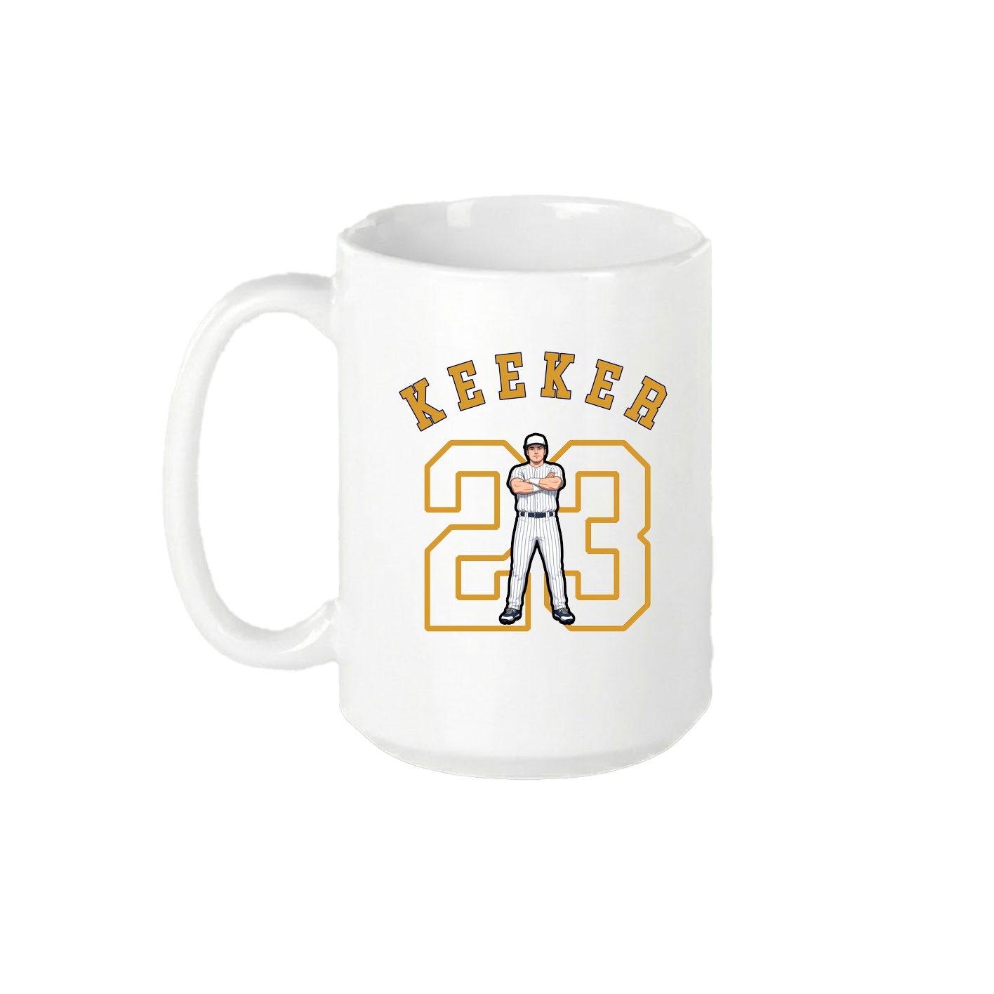15oz Coffee Mug — Shirsey Arch in White